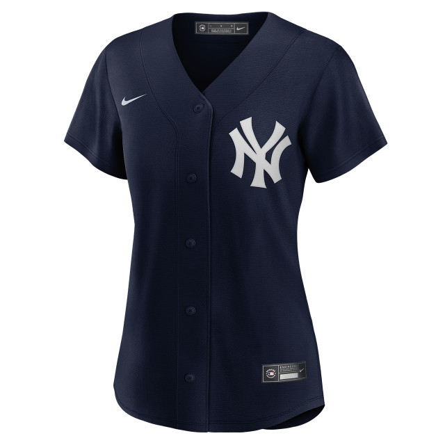 Giancarlo Stanton 27 New York Yankees Alternate Navy MLB Jersey Women's