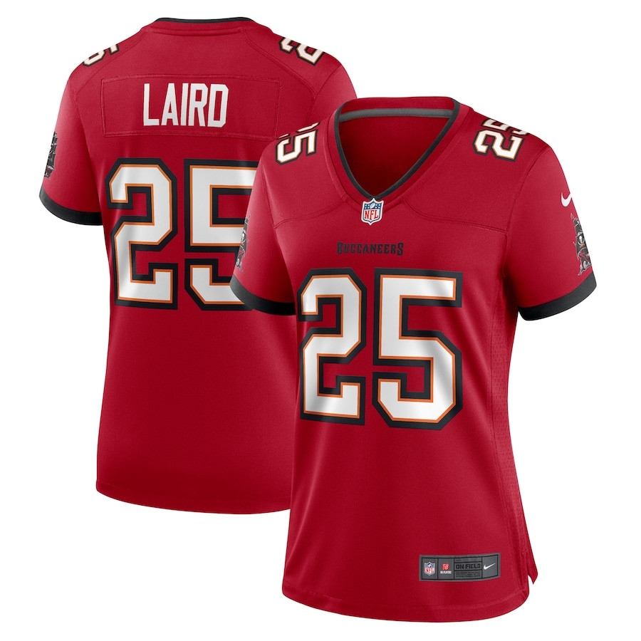Patrick Laird 25 Tampa Bay Buccaneers Game Red NFL Jersey Women's