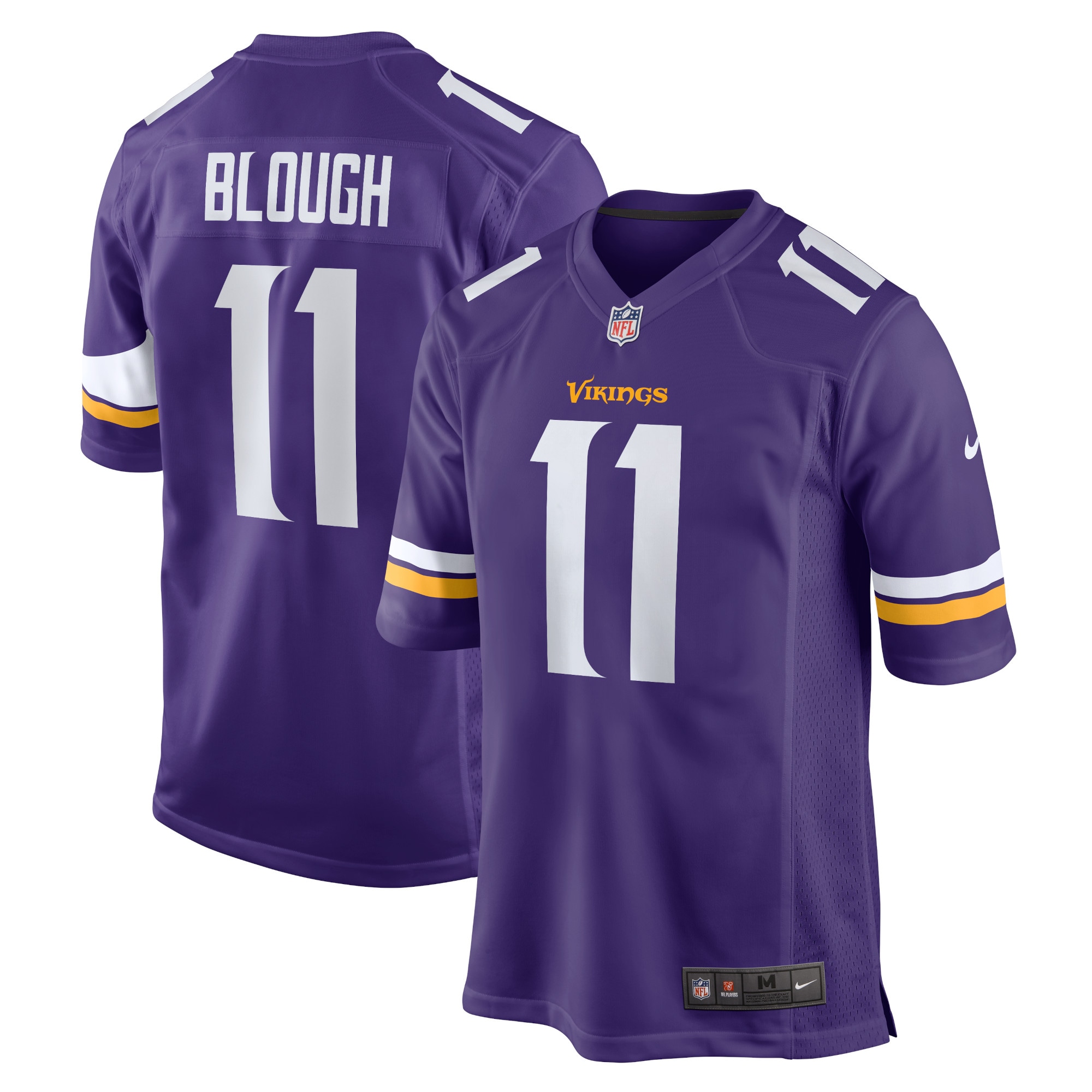 Minnesota Vikings David Blough Purple Home Game Player NFL Jersey Men's