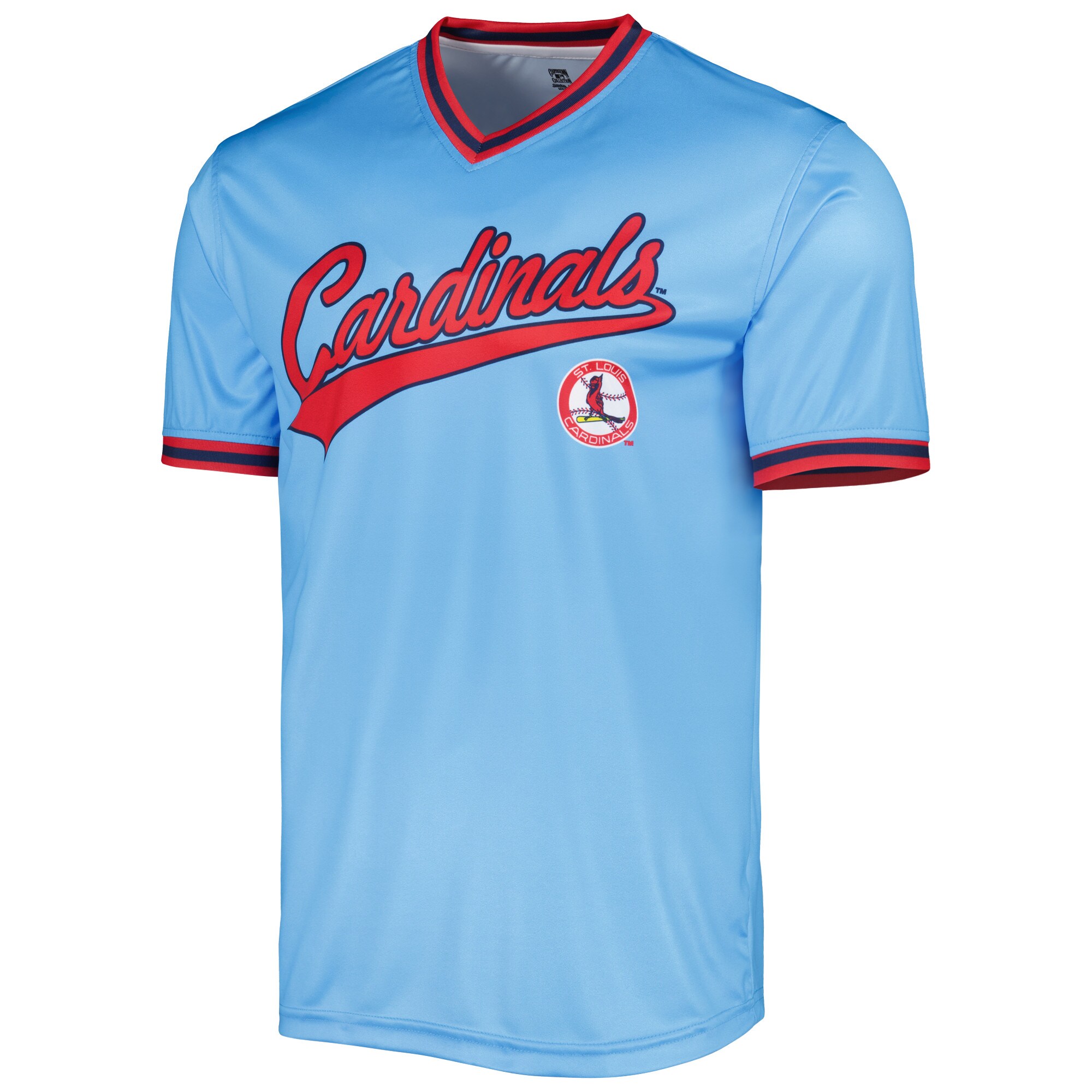 St. Louis Cardinals Stitches Light Blue Cooperstown Collection Team MLB Jersey Men's