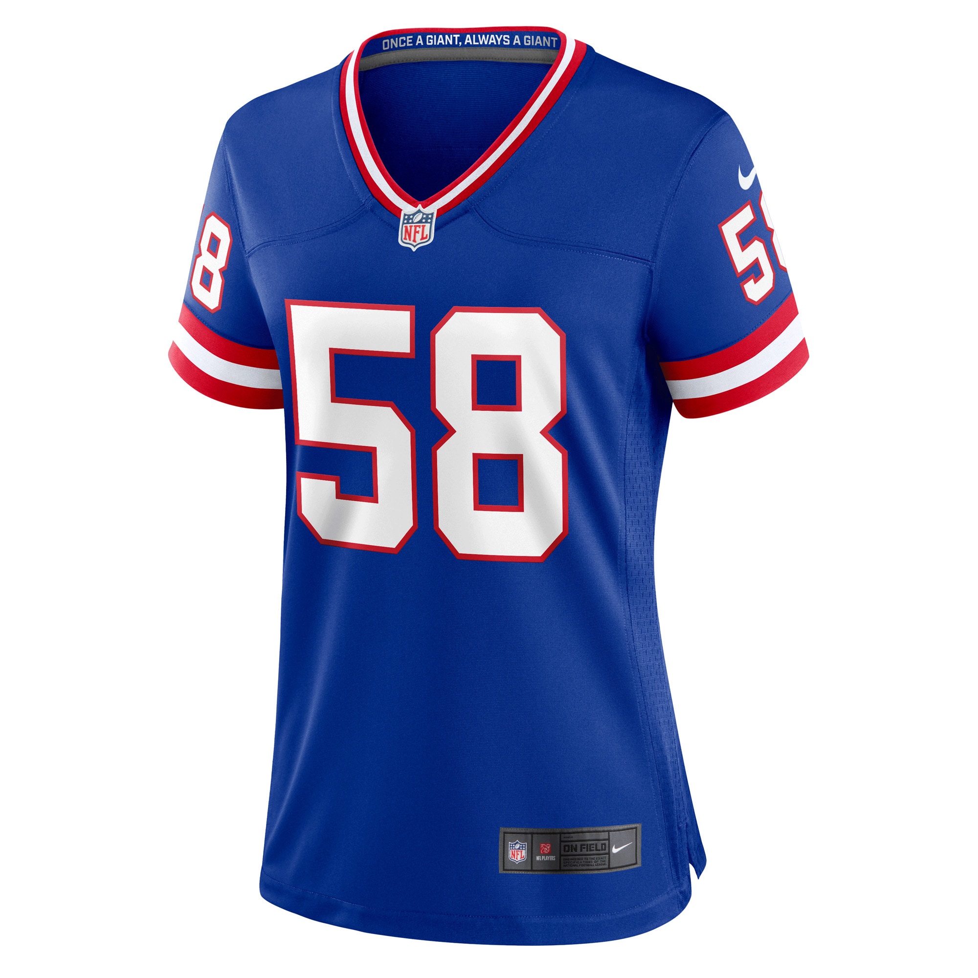 New York Giants Carl Banks Royal Classic Retired Player Game NFL Jersey Women's