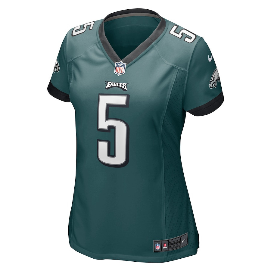 Donovan McNabb 5 Philadelphia Eagles Retired Midnight Green NFL Jersey Women's
