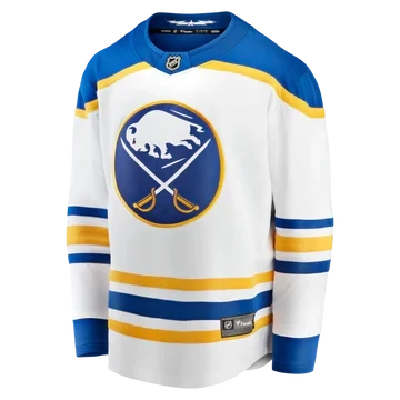 Zachary Benson #9 Buffalo Sabres 2023 Draft Away White NHL Jersey Men's