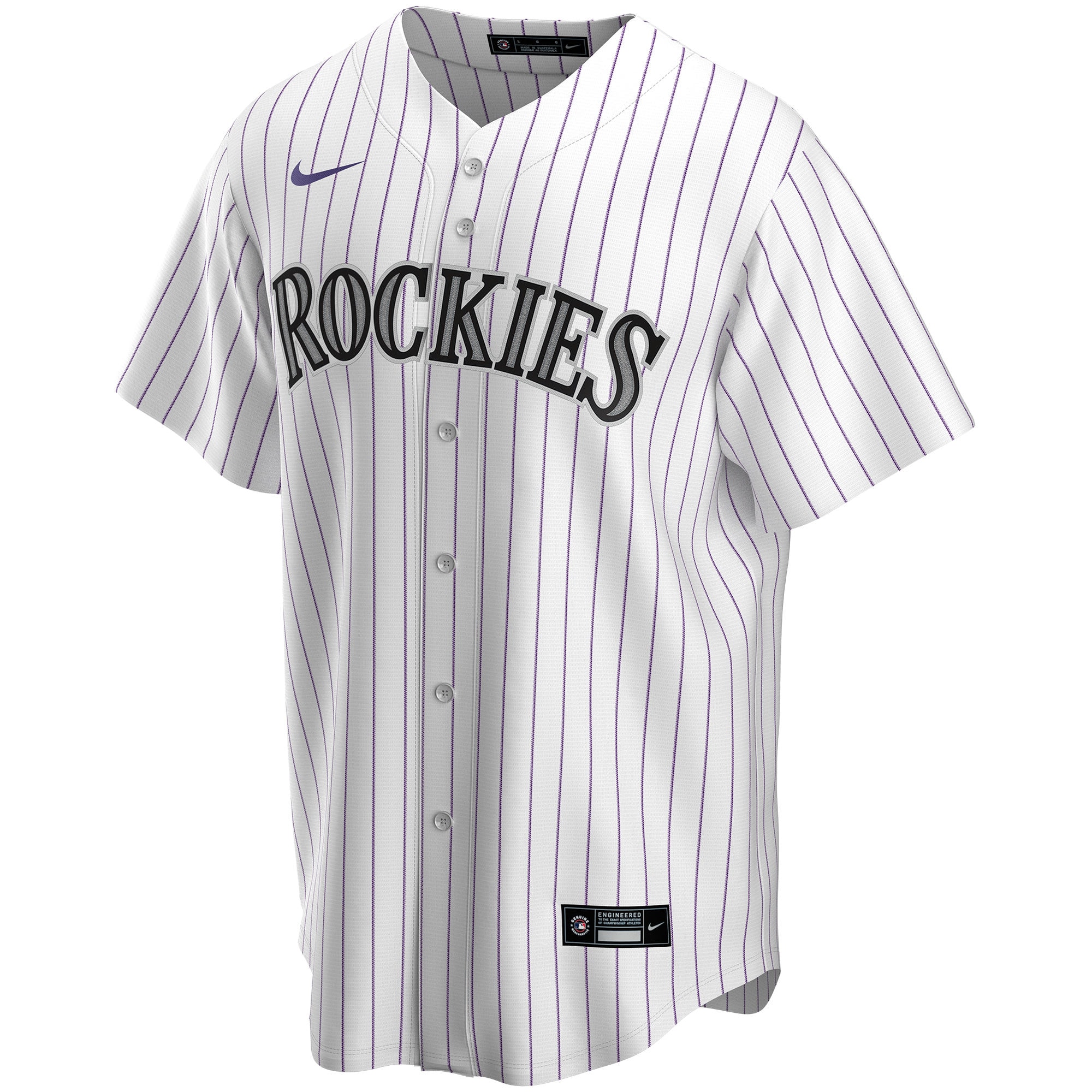 Colorado Rockies White Home Custom MLB Jersey Youth