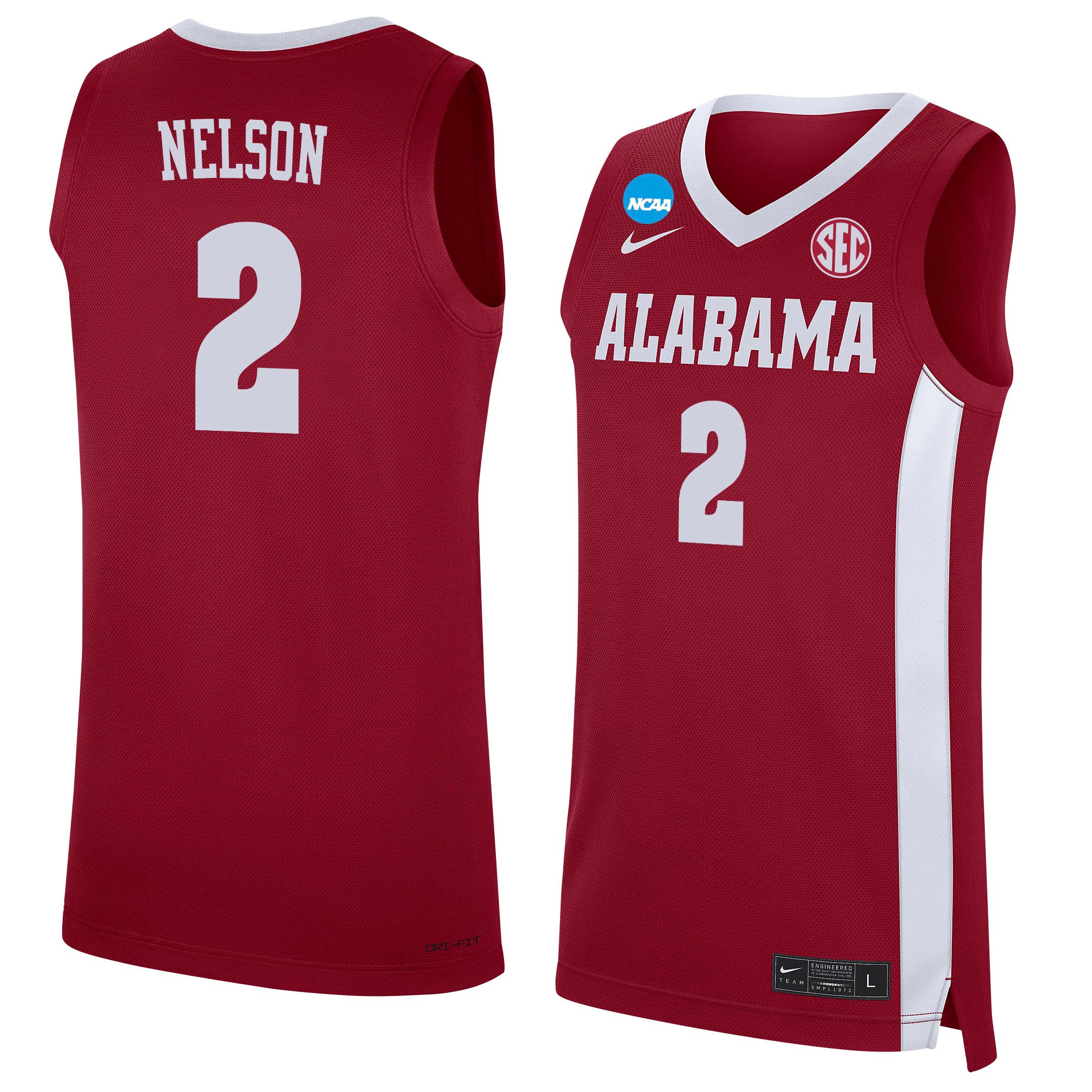 Grant Nelson 2 Alabama Crimson Tide 2024 Red Unisex NCAA Jersey Unisex