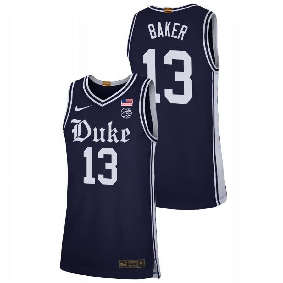 Joey Baker Duke Blue Devils Navy Alternate Brotherhood NCAA Jersey Men's
