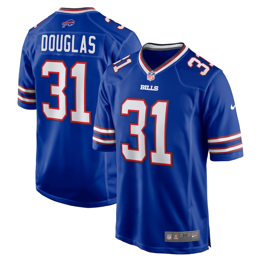Rasul Douglas 31 Buffalo Bills Game Royal NFL Jersey Men's