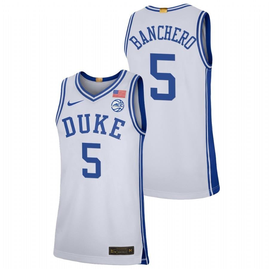 Duke Blue Devils Paolo Banchero 202 White College Limited NCAA Jersey Men's