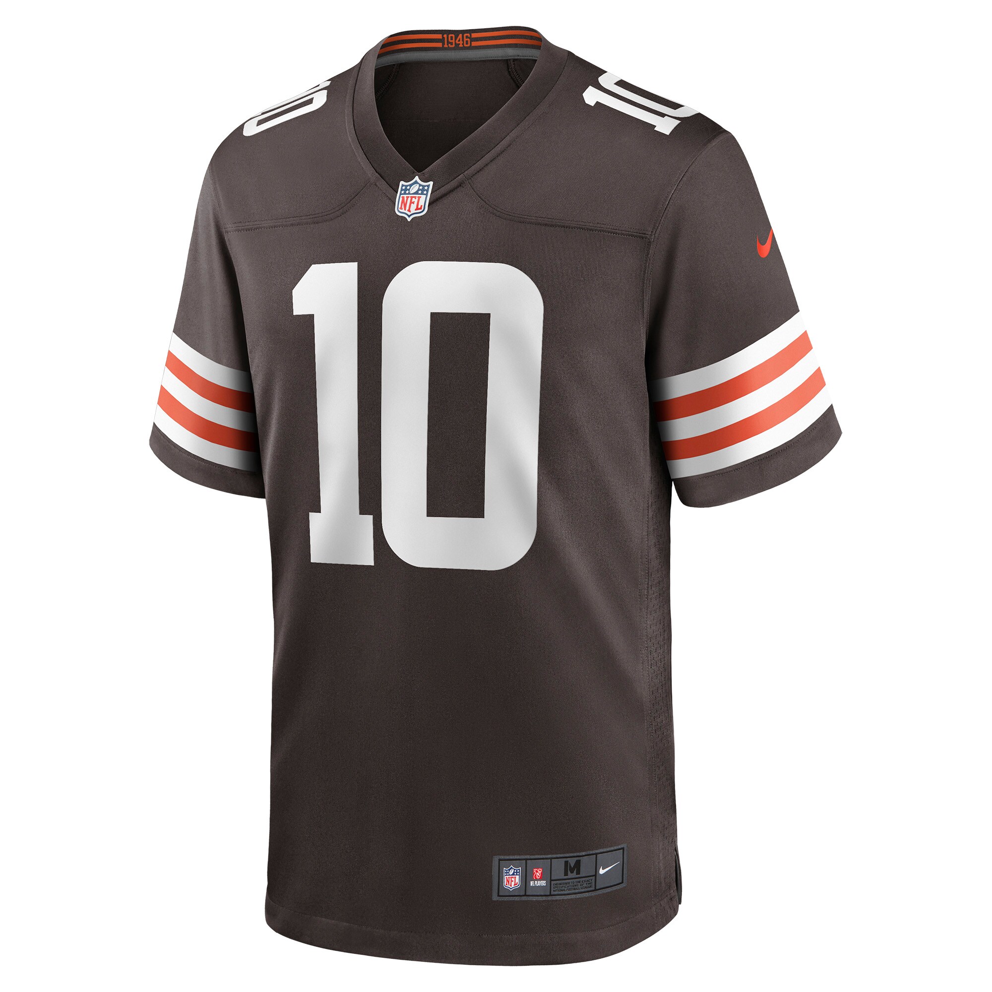 Cleveland Browns Anthony Schwartz Brown Game NFL Jersey Men's
