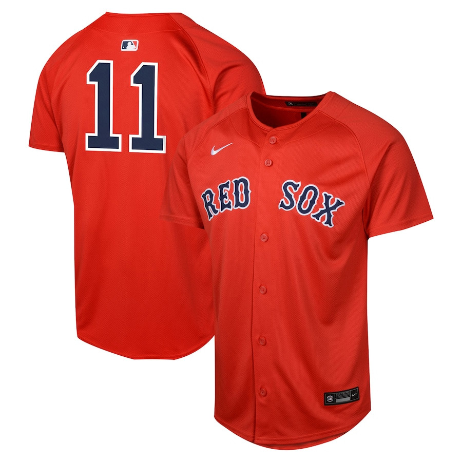 Rafael Devers 11 Boston Red Sox Alternate Limited Red MLB Jersey Youth