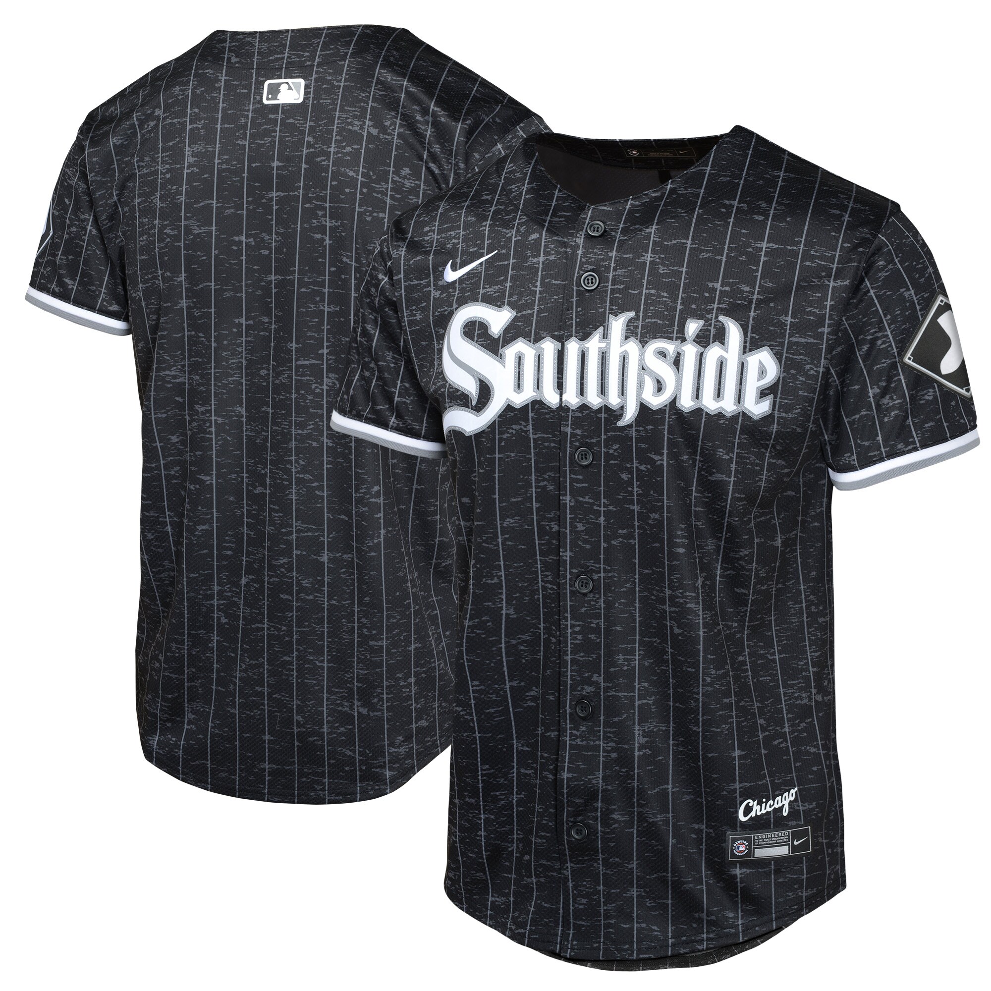 Chicago White Sox Black City Connect Limited MLB Jersey Youth