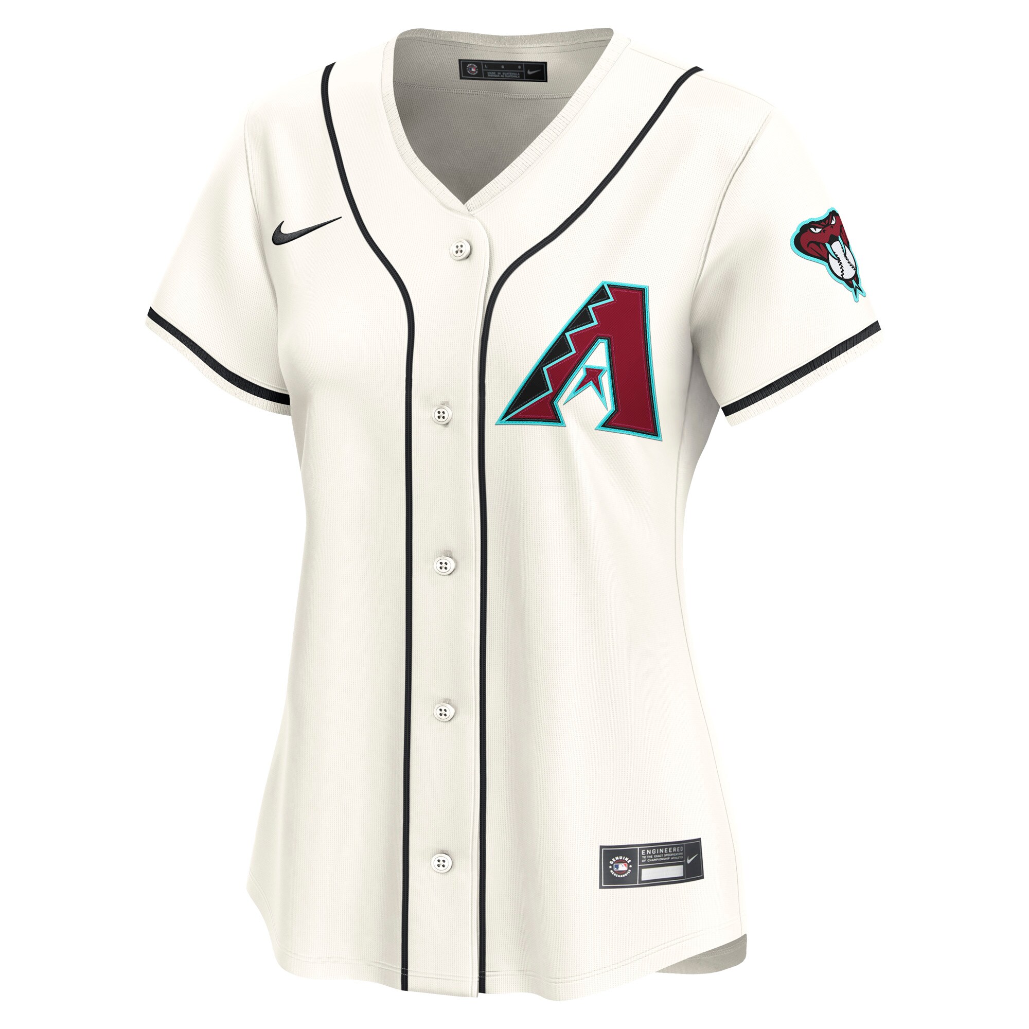 Arizona Diamondbacks Cream Home Limited Custom MLB Jersey Women's