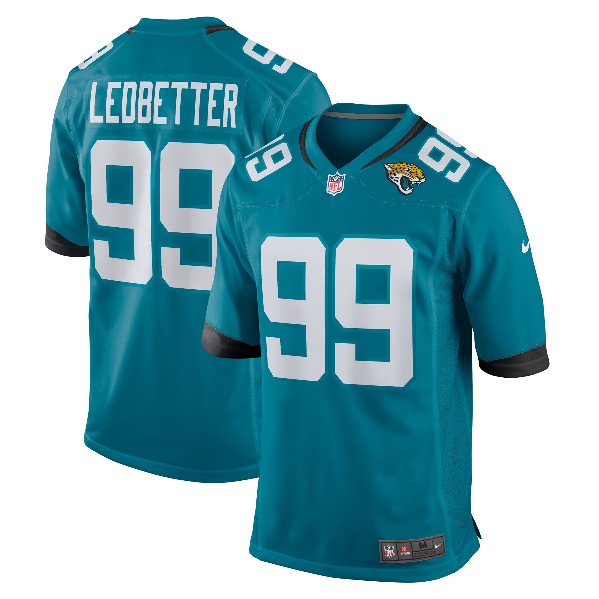 Jacksonville Jaguars Jeremiah Ledbetter Teal Home Game Player NFL Jersey Men's