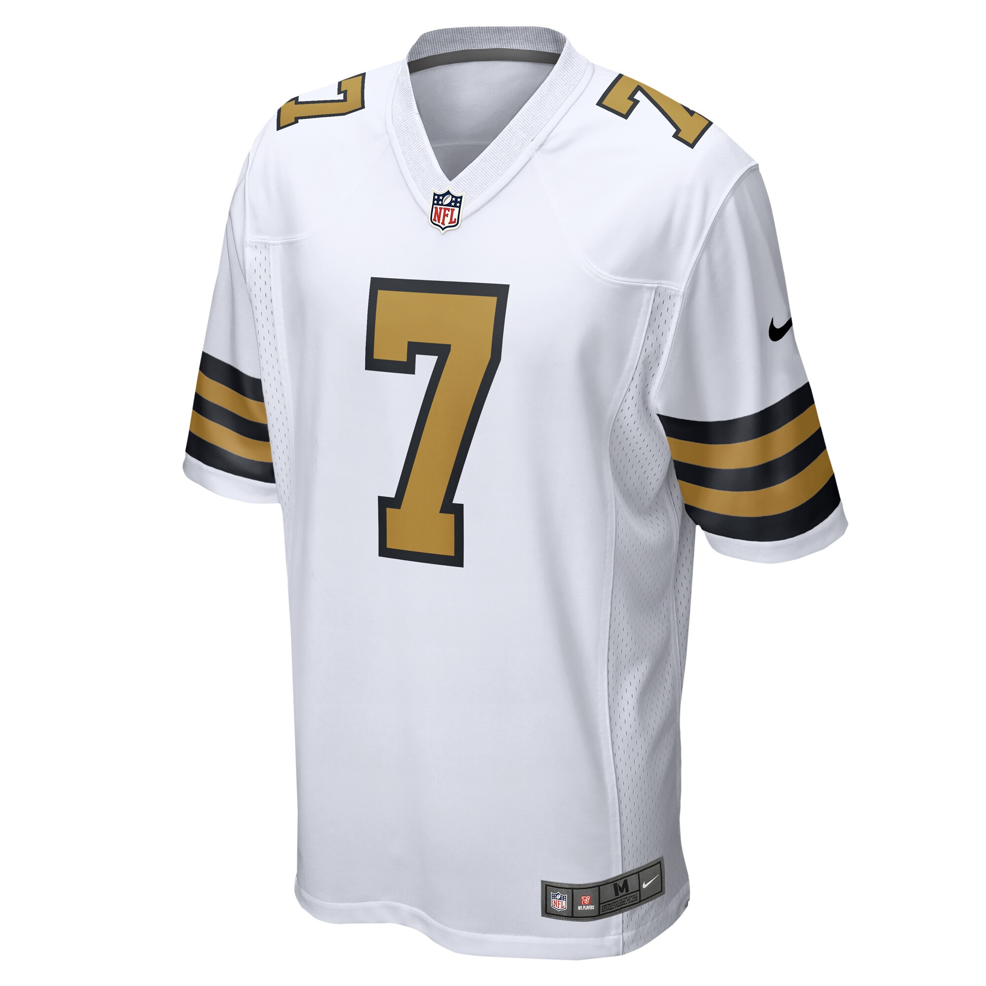 New Orleans Saints Taysom Hill White Alternate Game NFL Jersey Men's