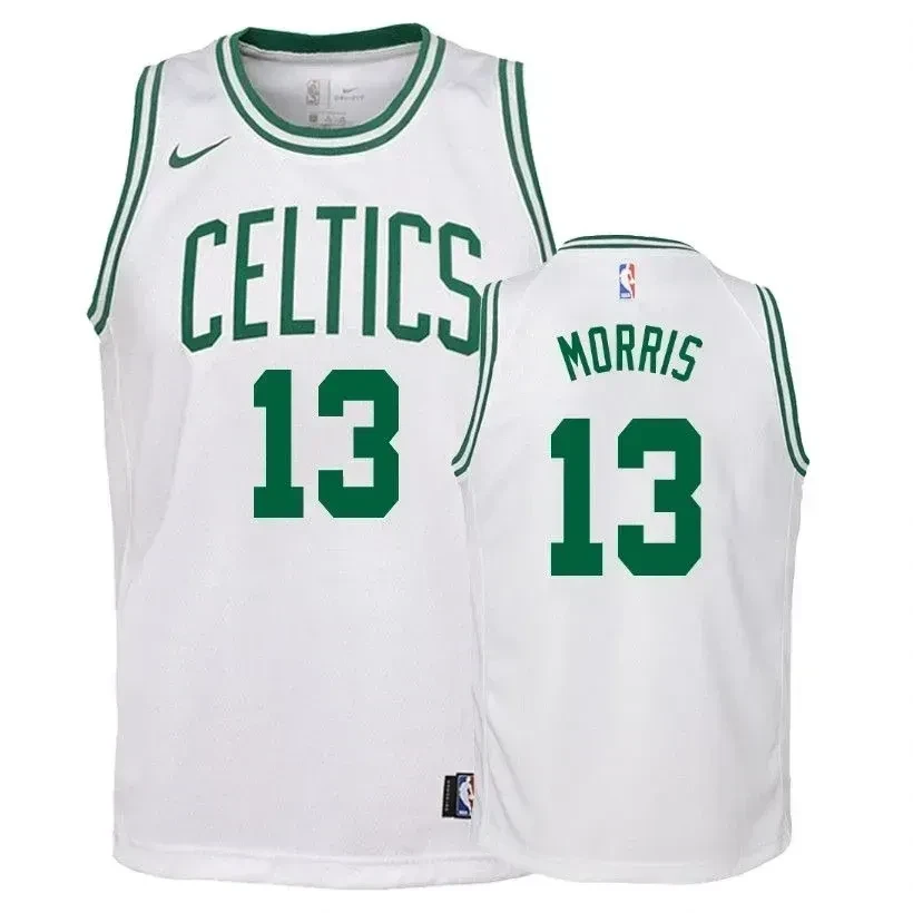 Celtics Marcus Morris 13 Associatio White NBA Jersey Youth
