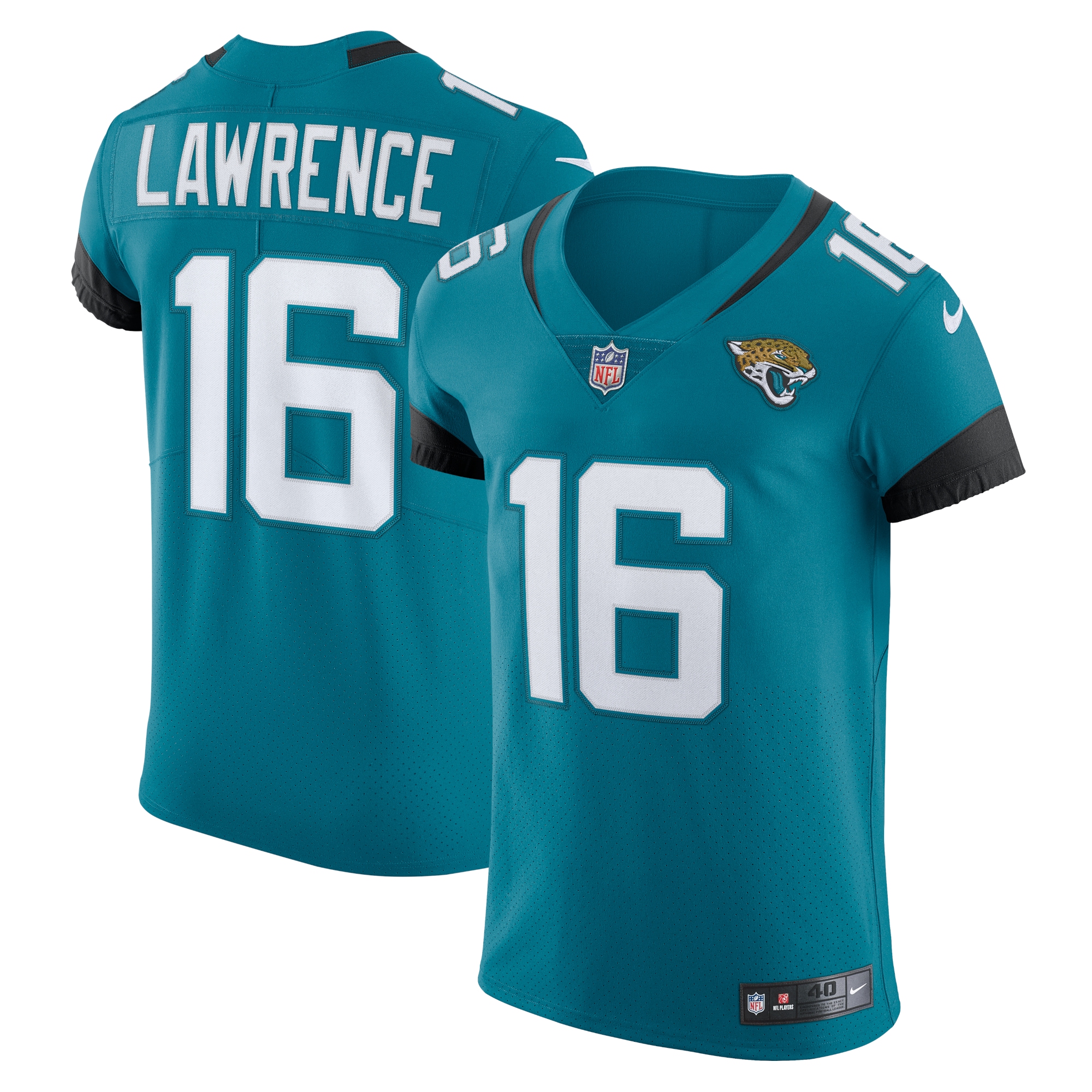 Jacksonville Jaguars Trevor Lawrence Teal Vapor Elite NFL Jersey Men's