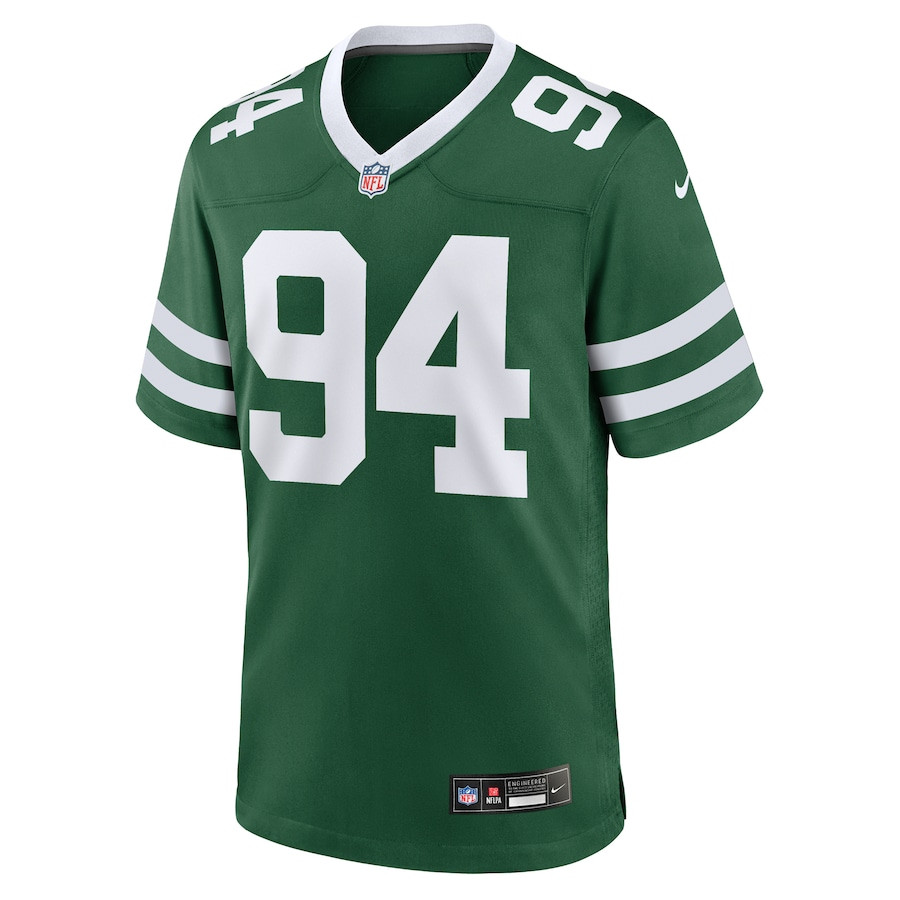 Solomon Thomas 94 New York Jets Team Game Legacy Green NFL Jersey Men's