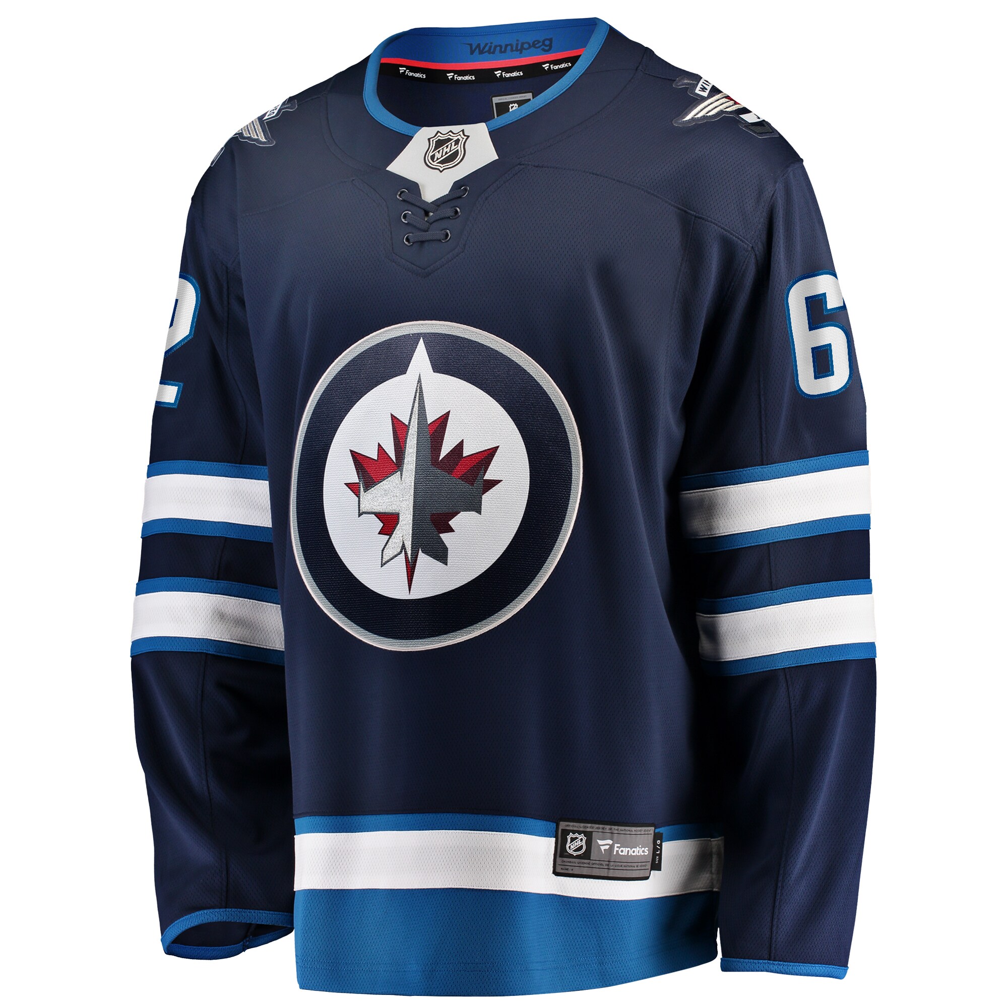 Winnipeg Jets Nino Niederreiter Navy Home Premier Breakaway Player NHL Jersey Men's