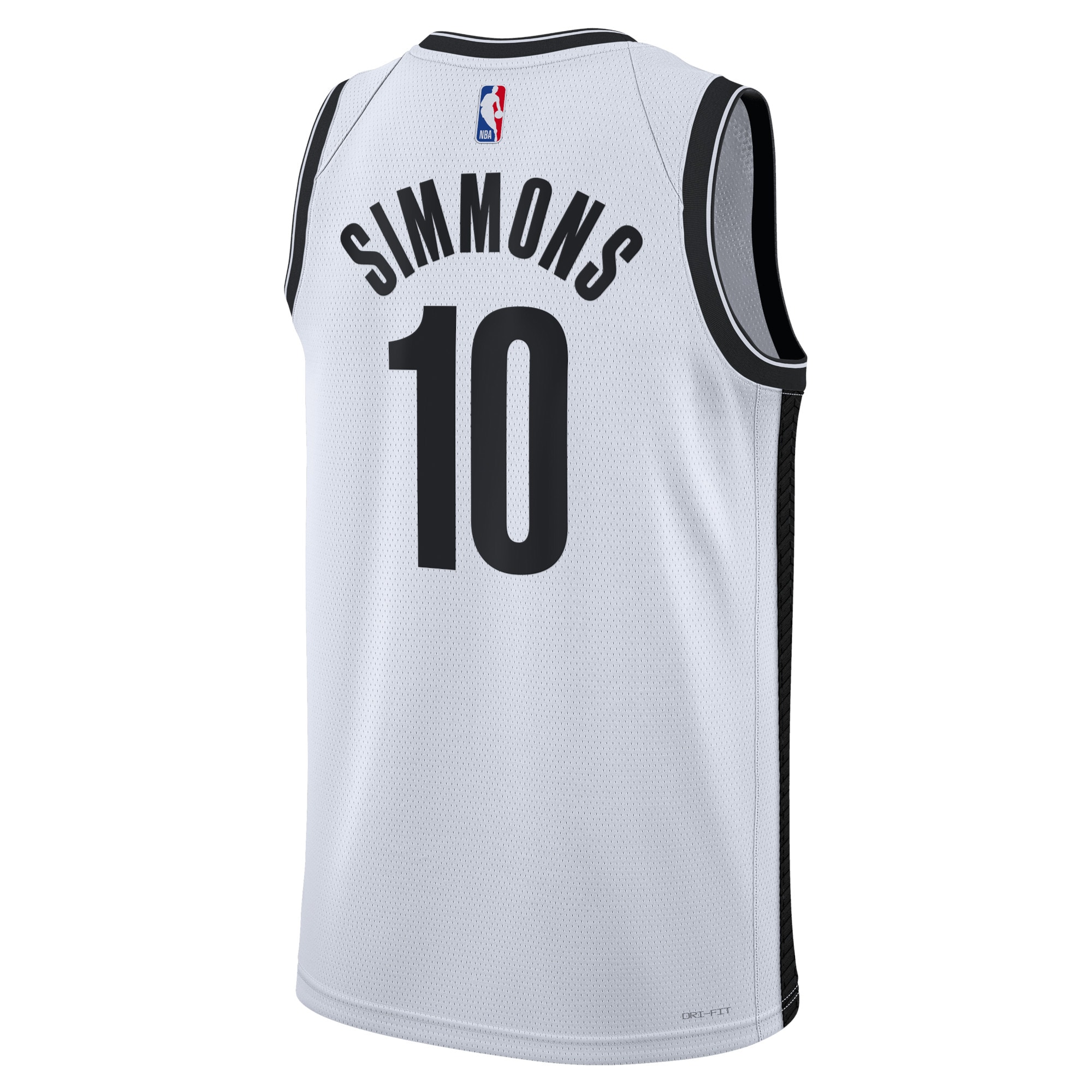 Brooklyn Nets Association Edition Swingman White Ben Simmon Unisex NBA Jersey Unisex
