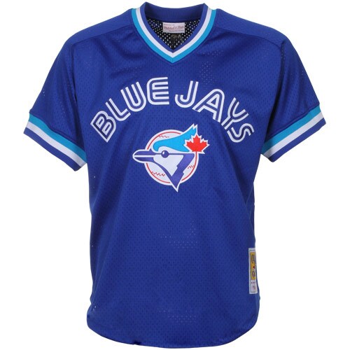 Toronto Blue Jays Joe Carter Mitchell Ness Royal 1993 Cooperstown Collection Mesh Batting Practice MLB Jersey Men's