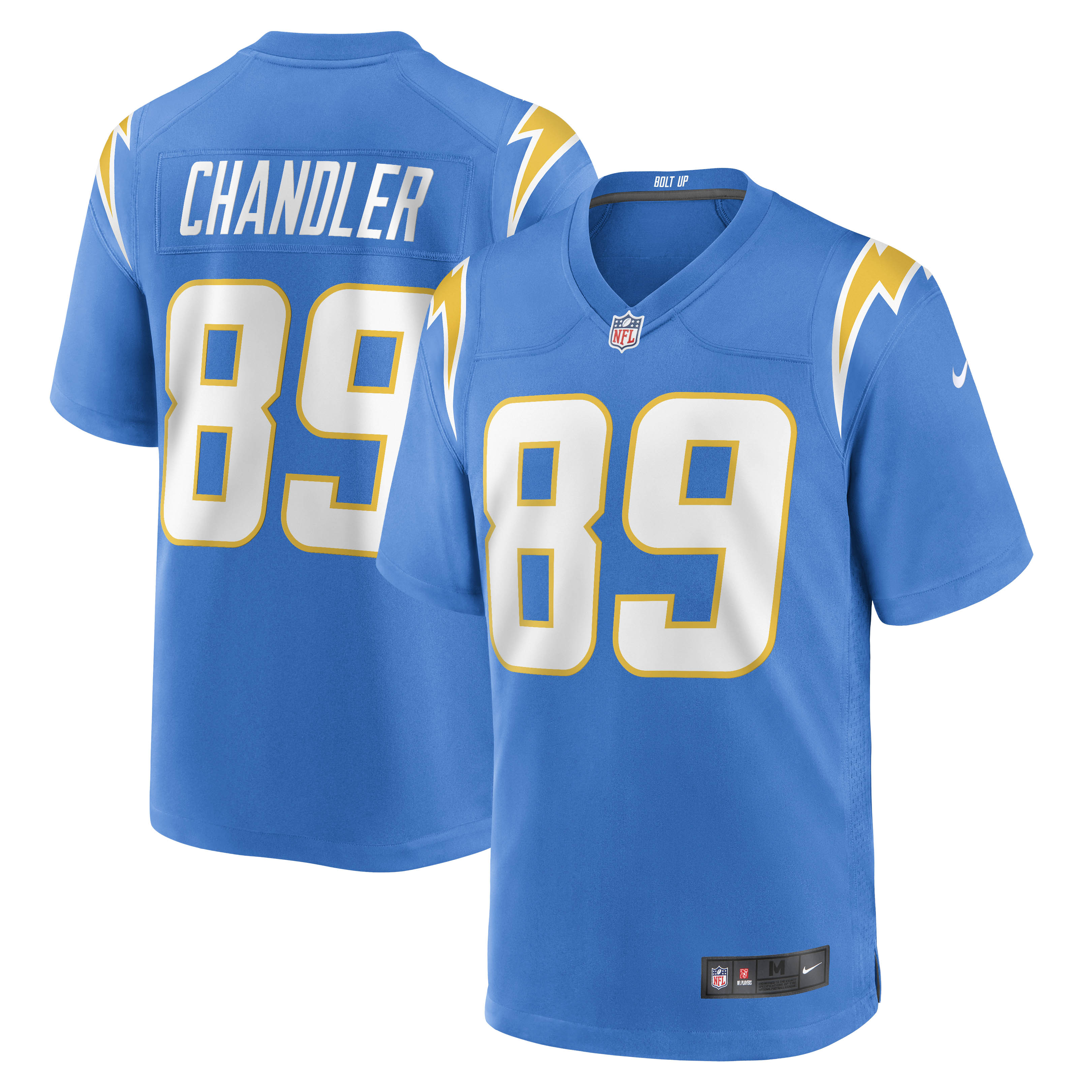 Los Angeles Chargers Wes Chandler Powder Blue Retired Player NFL Jersey Men's