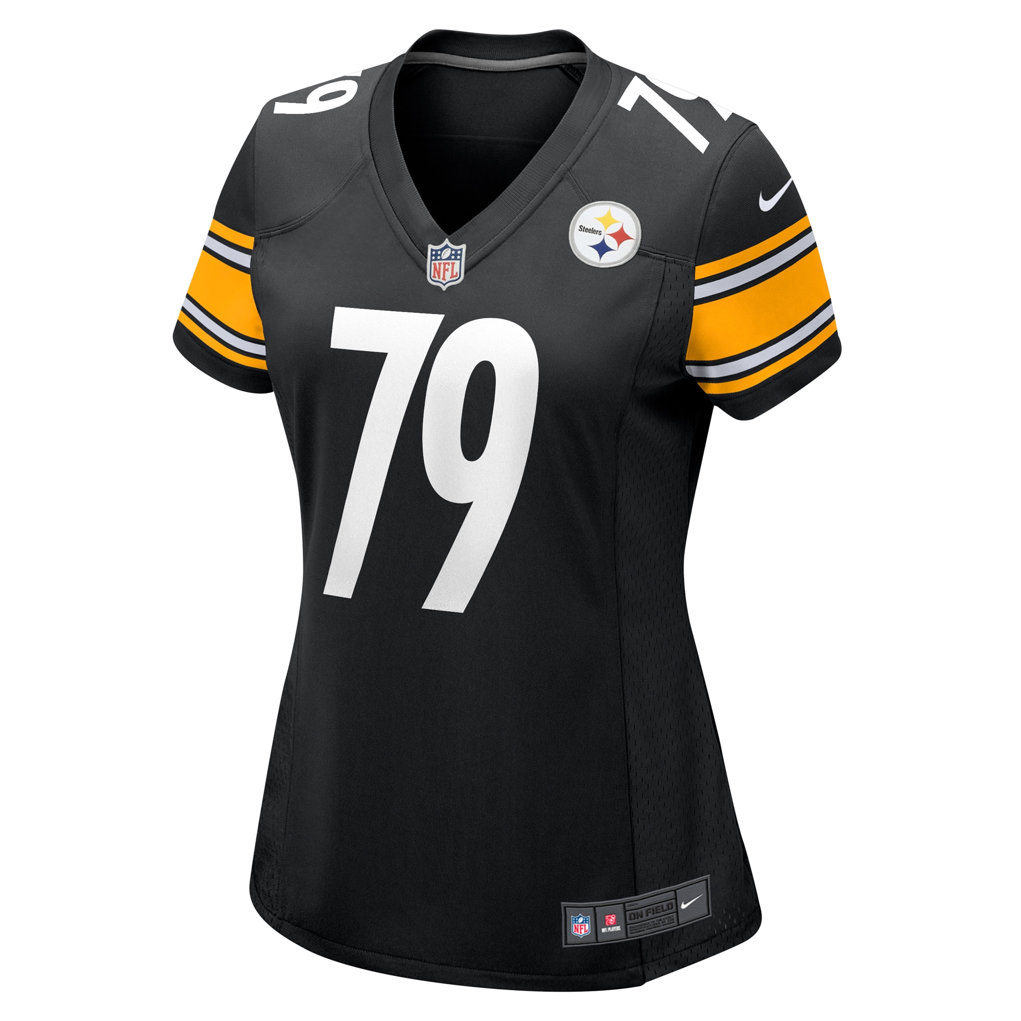 Pittsburgh Steelers Renell Wren Black Game NFL Jersey Women's