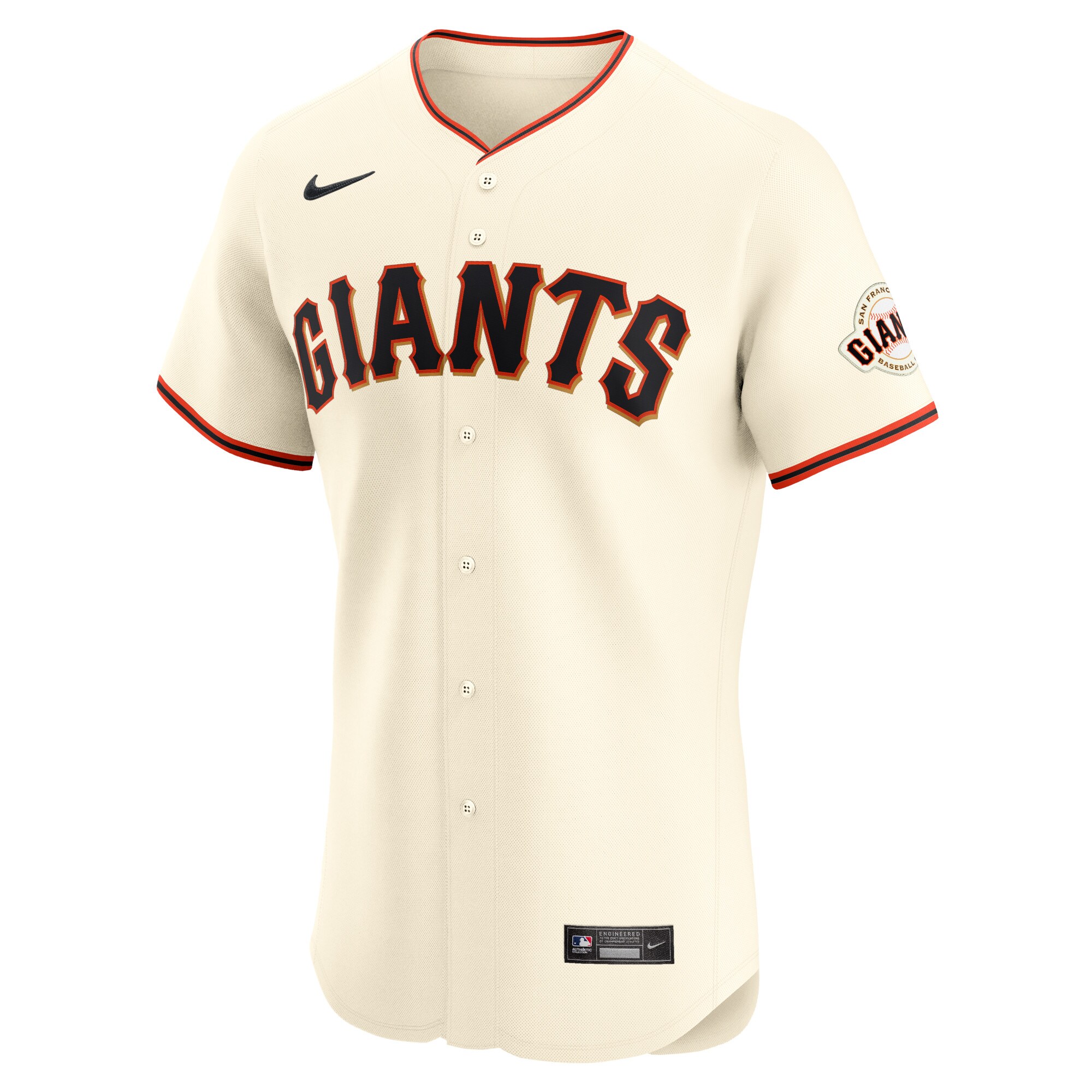 San Francisco Giants Cream Elite MLB Jersey Men's