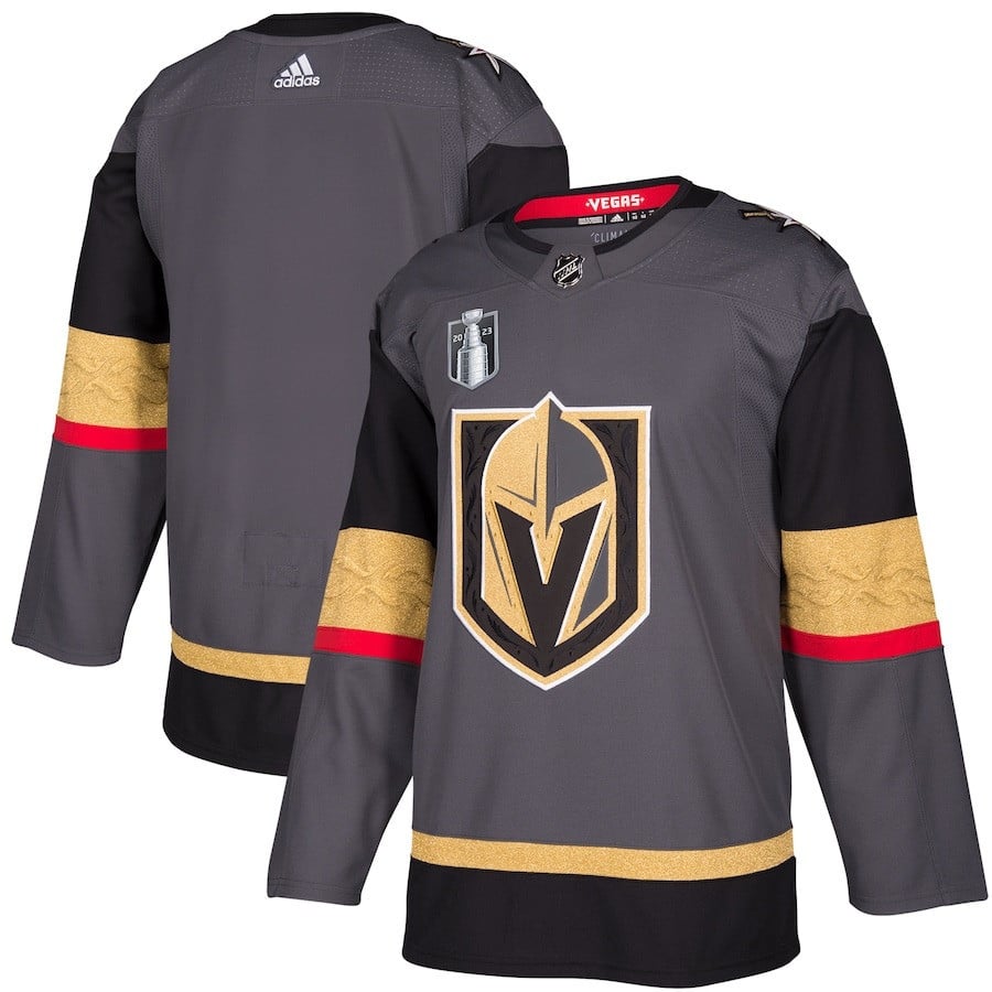 Vegas Golden Knights 2023 Stanley Cup Final Alternate Gray NHL Jersey Men's