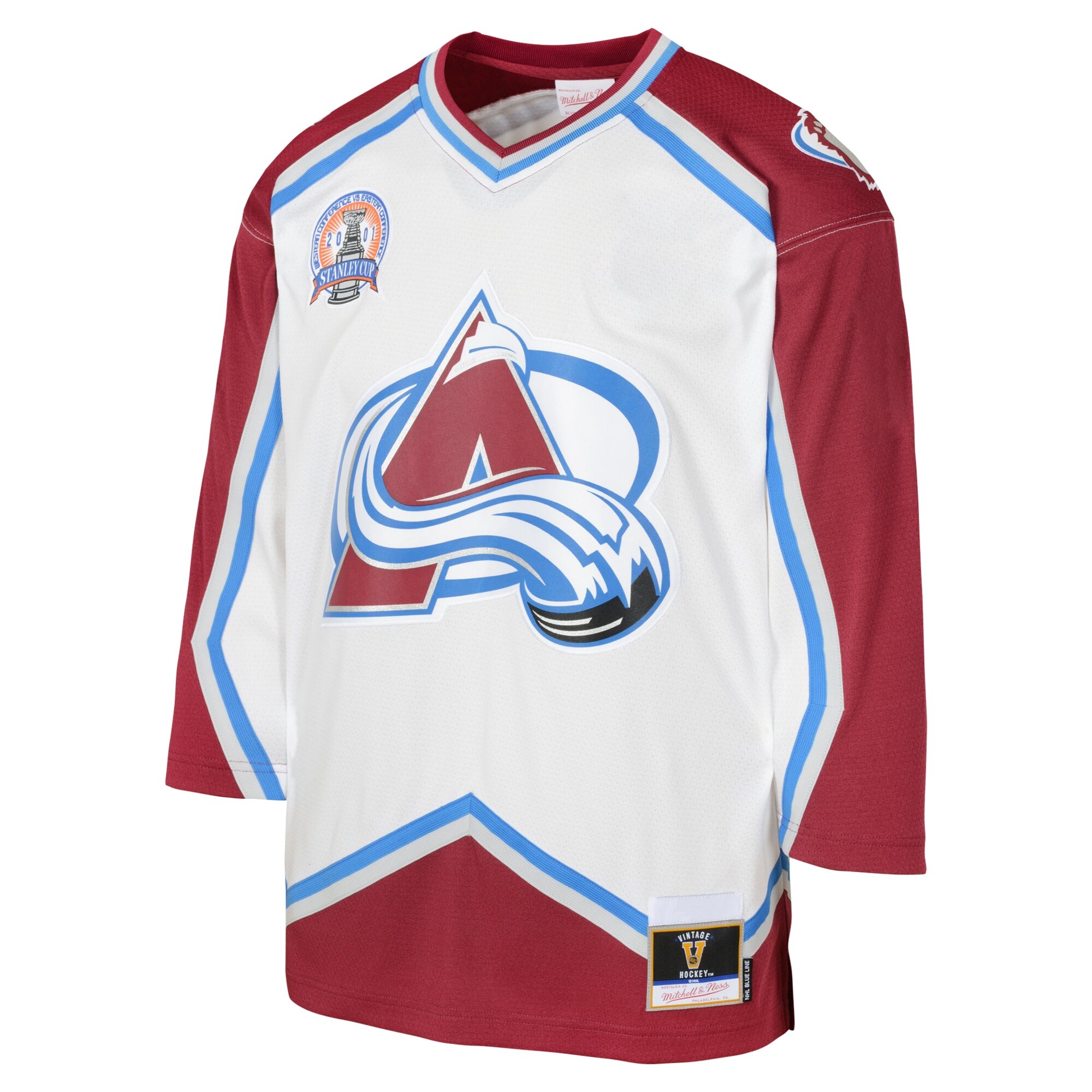 Colorado Avalanche Mitchell Ness Blue 2000 Blue Line Player NHL Jersey Youth