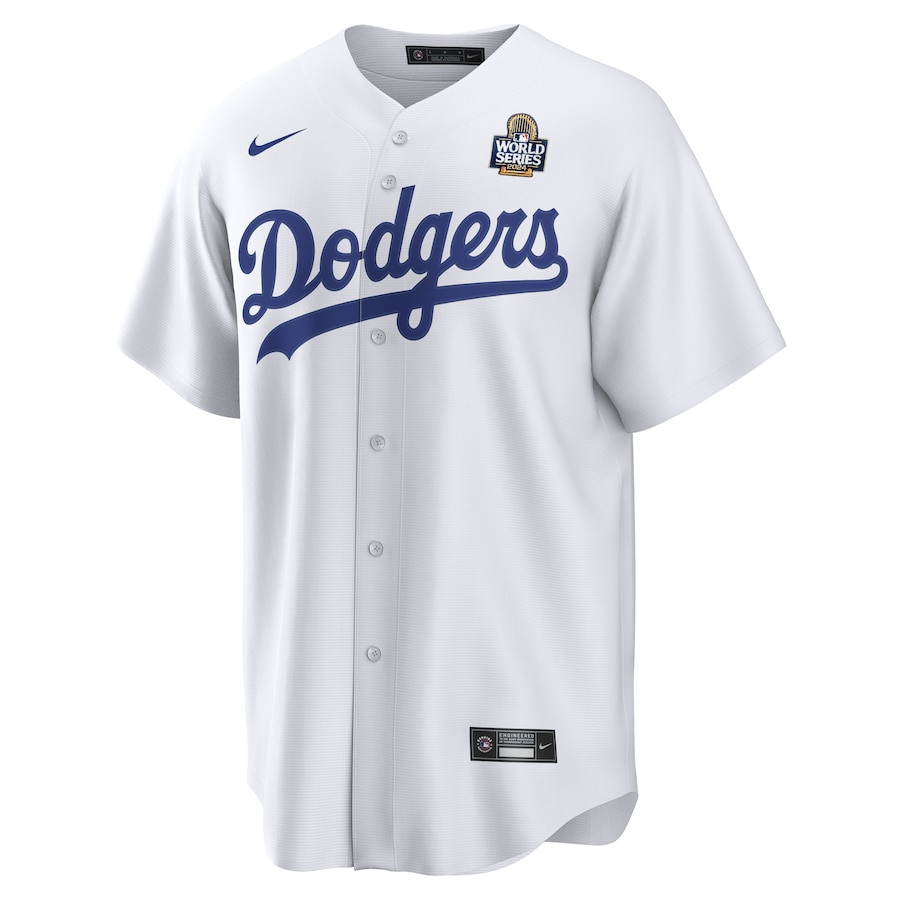 Shohei Ohtani 17 Los Angeles Dodgers Home 2024 World Series Japanese Lettering White MLB Jersey Men's
