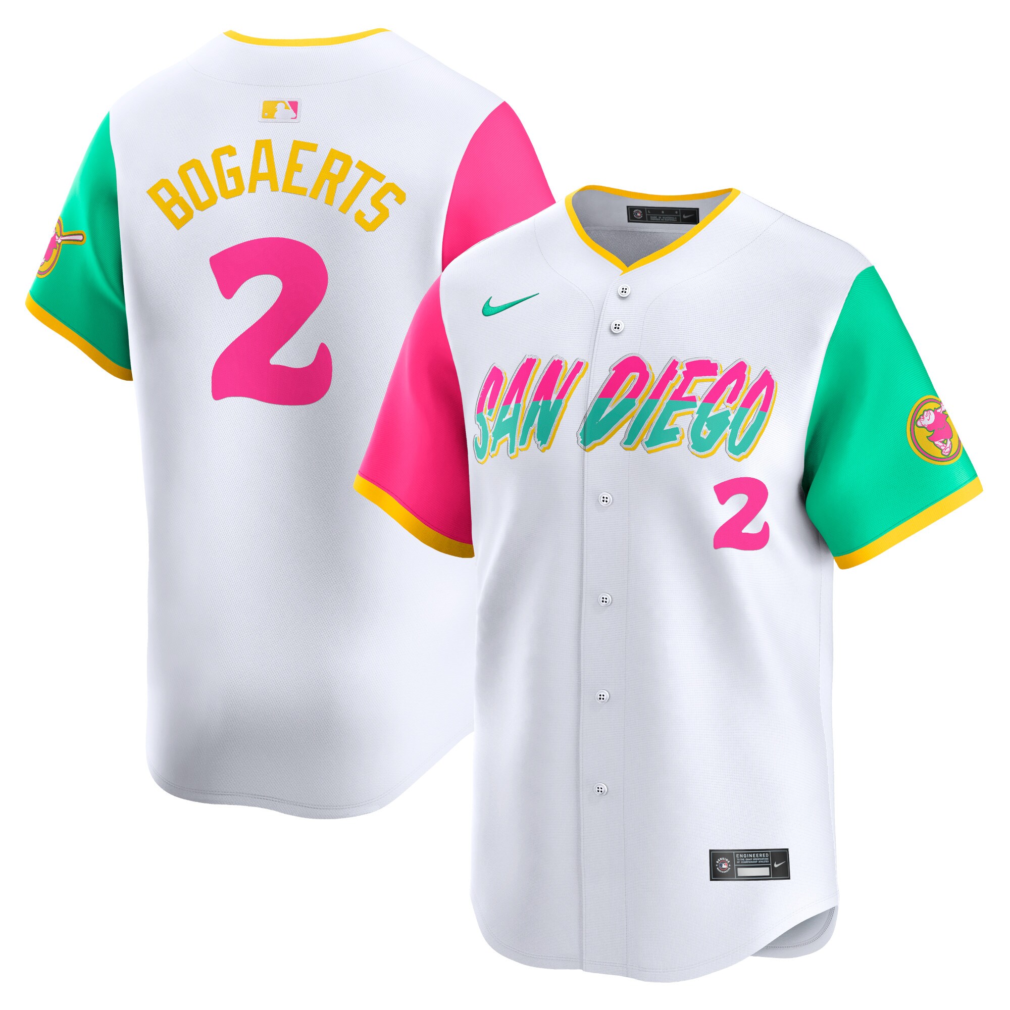 San Diego Padres Xander Bogaerts White City Connect Limited Player MLB Jersey Men's