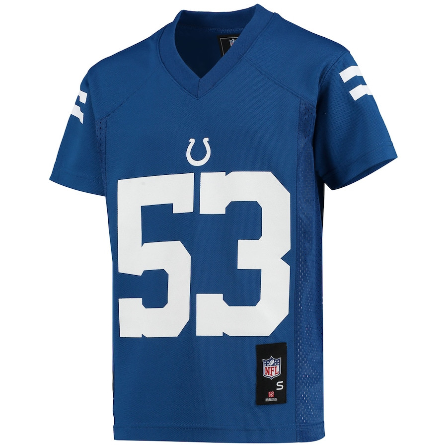 Shaquille Leonard 53 Indianapolis Colts Royal NFL Jersey Youth