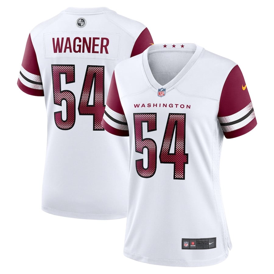 Bobby Wagner 54 Washington Commanders Game White NFL Jersey Women's
