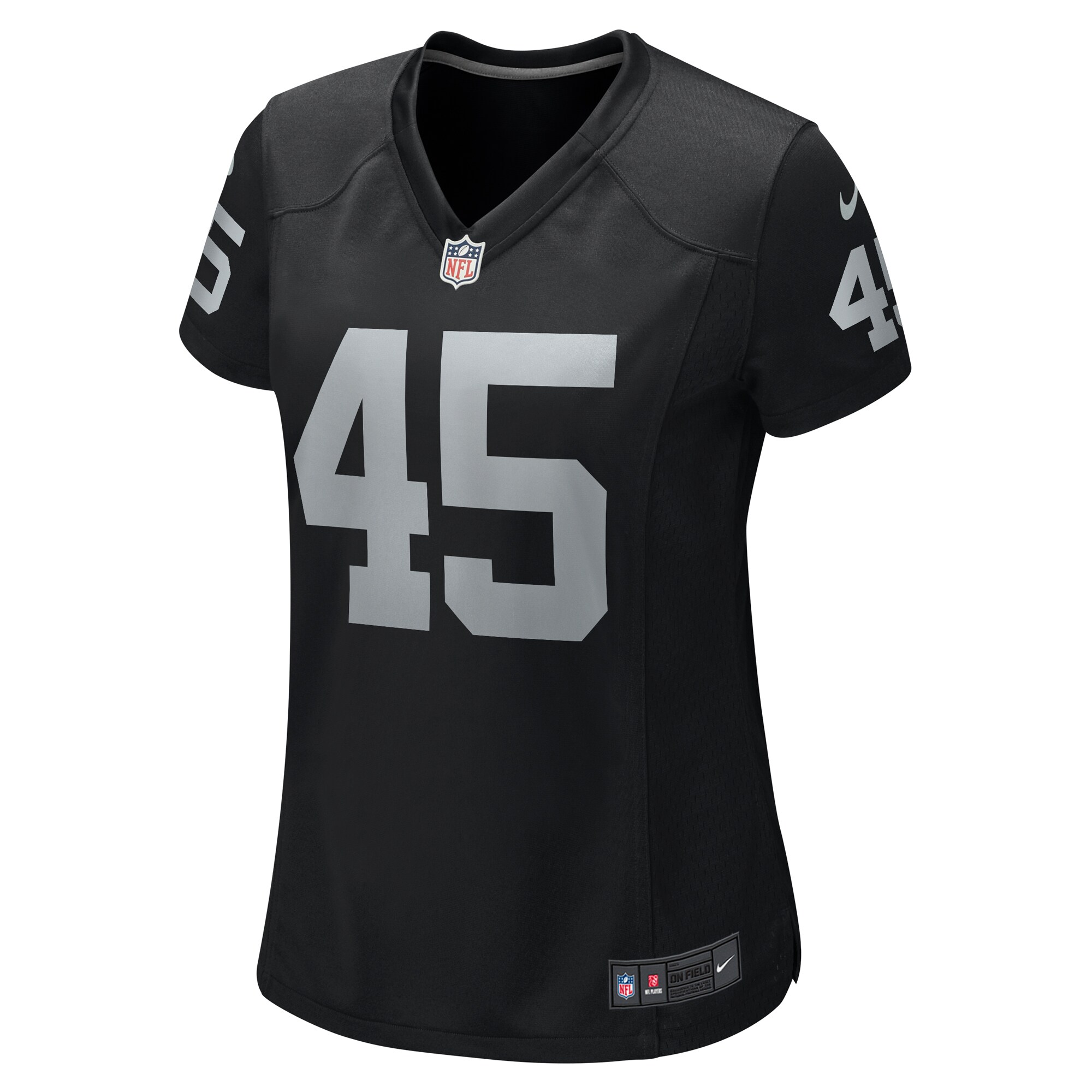 Las Vegas Raiders Jaquan Johnson Black Game Player NFL Jersey Women's