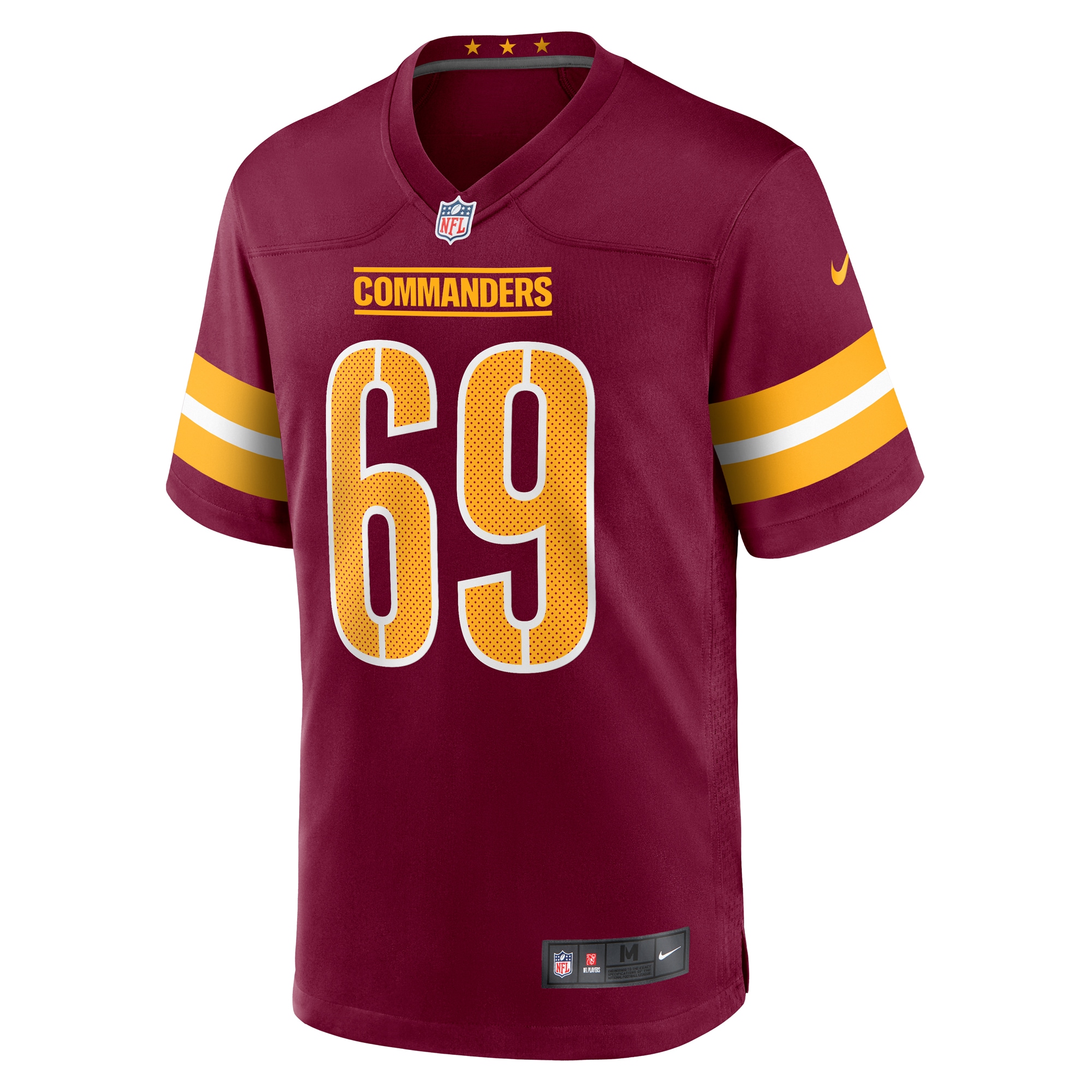 Washington Commanders Tyler Ott Burgundy Game NFL Jersey Men's