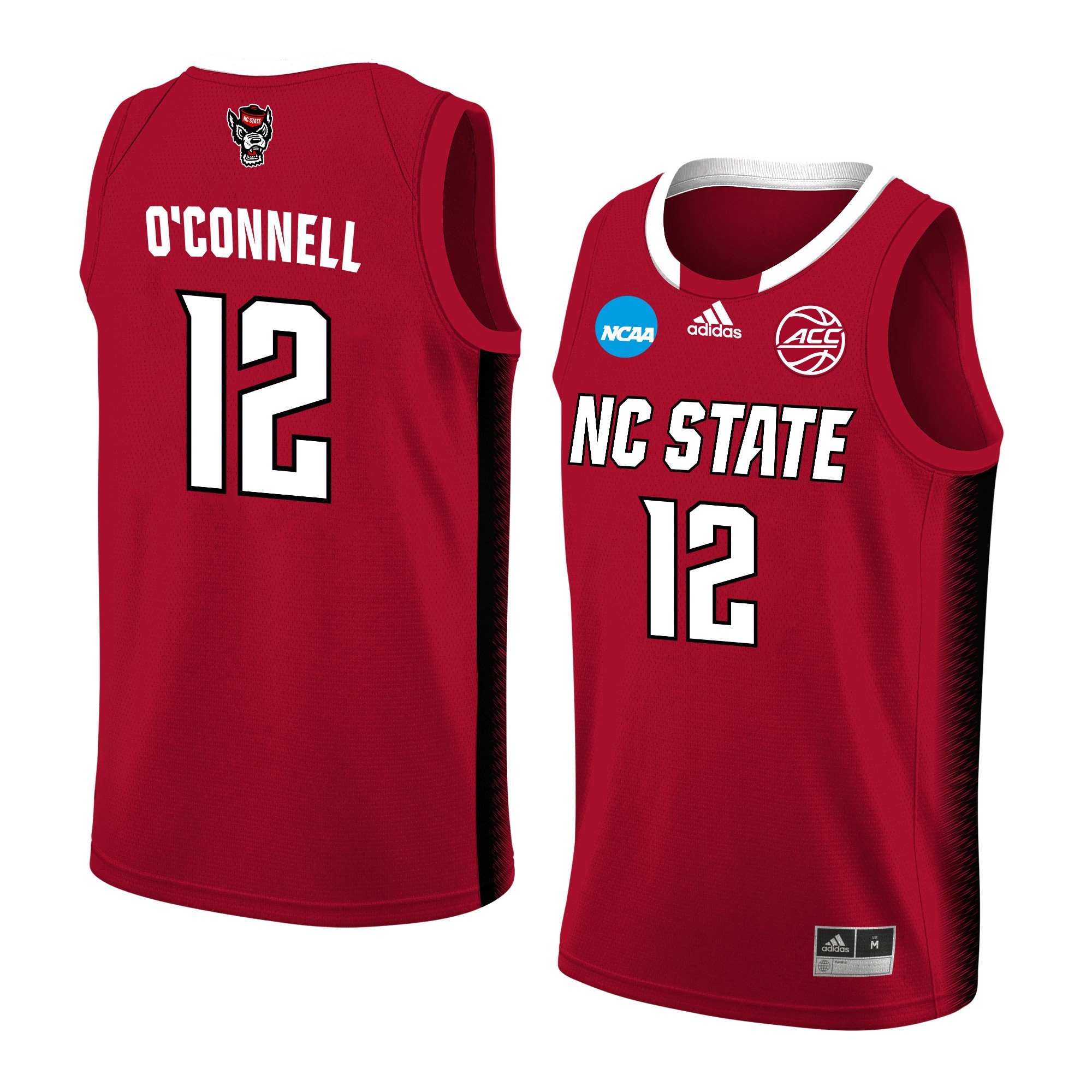 Michael O'Connell 12 NC State Wolfpack 2024 Red Unisex NCAA Jersey Unisex