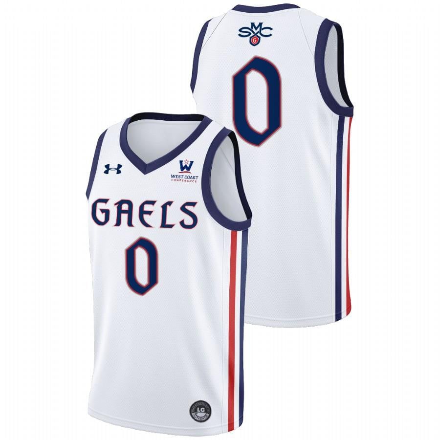 Logan Johnson White Saint Mary's Gaels 2022 College NCAA Jersey Men's