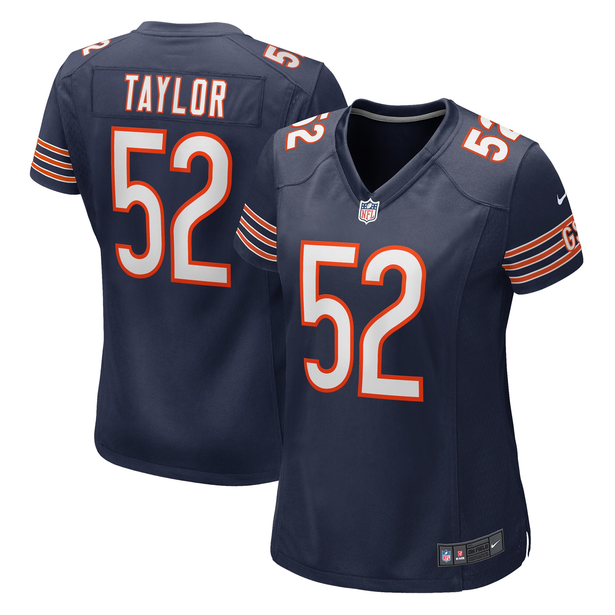Chicago Bears Darrell Taylor Navy Game NFL Jersey Women's
