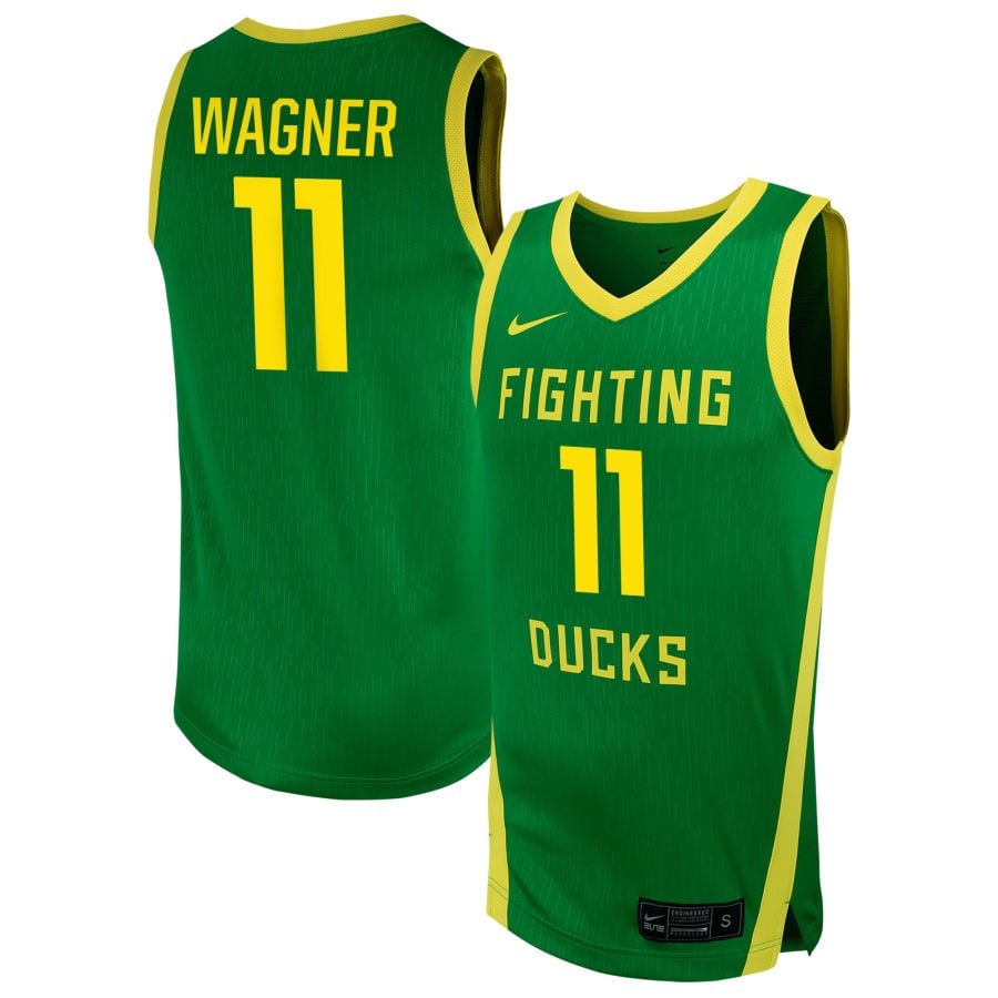 Samantha Wagner 11 Oregon Duck Unisex NIL Green NCAA Jersey Unisex