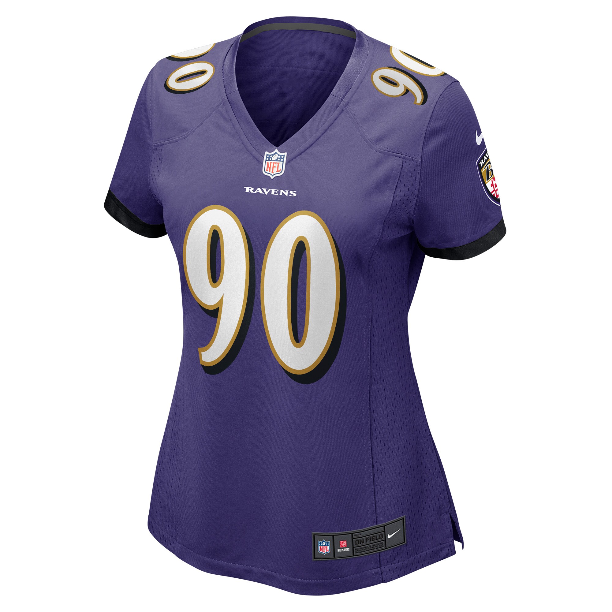 Baltimore Ravens David Ojabo Purple Game Player NFL Jersey Women's