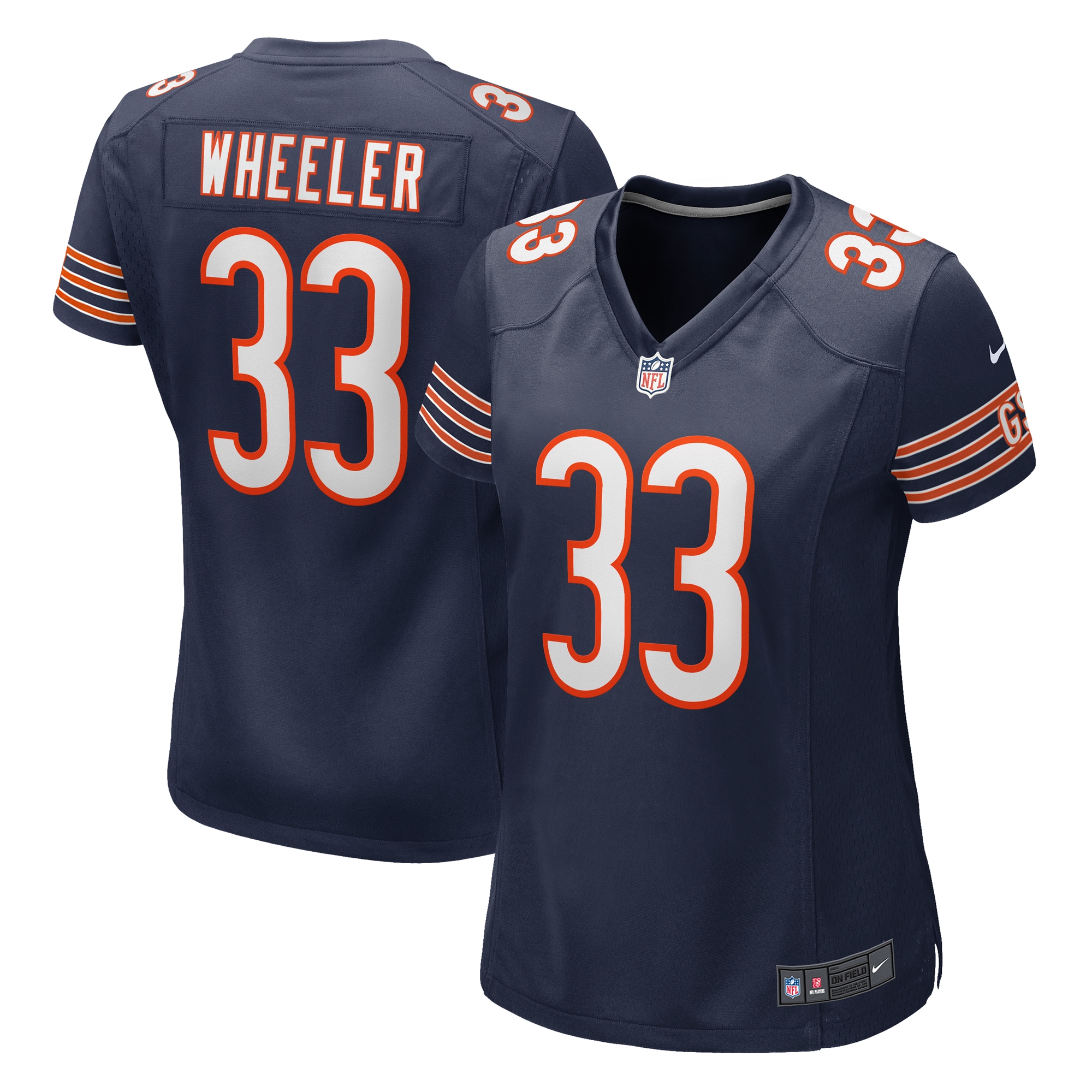 Chicago Bears Ian Wheeler Navy Game NFL Jersey Women's