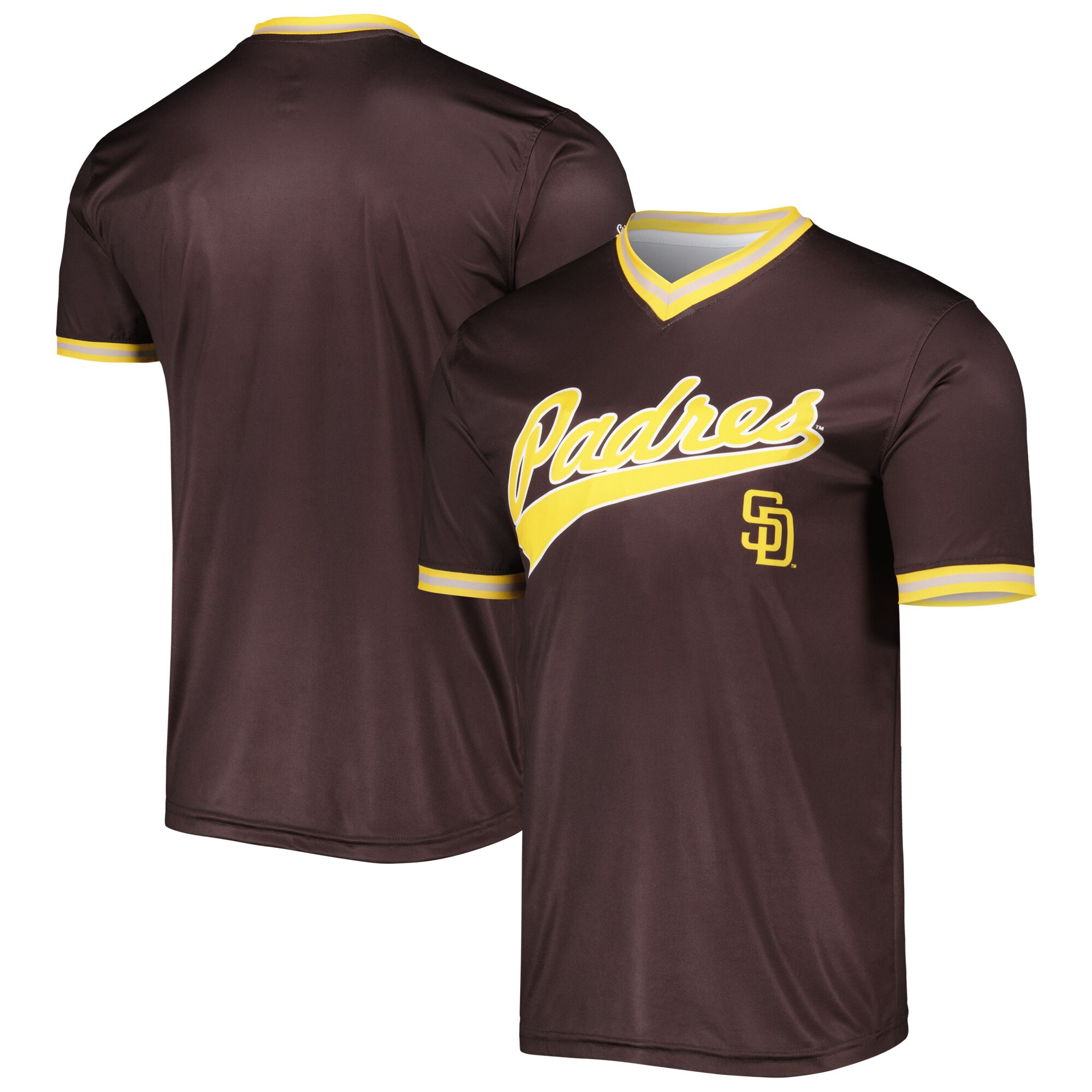 San Diego Padres Stitches Brown Cooperstown Collection Team MLB Jersey Men's