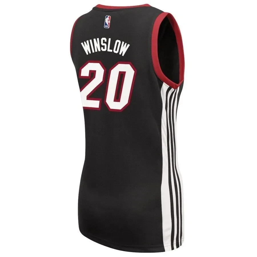 Justise Winslow Miami Heat Black NBA Jersey Women's