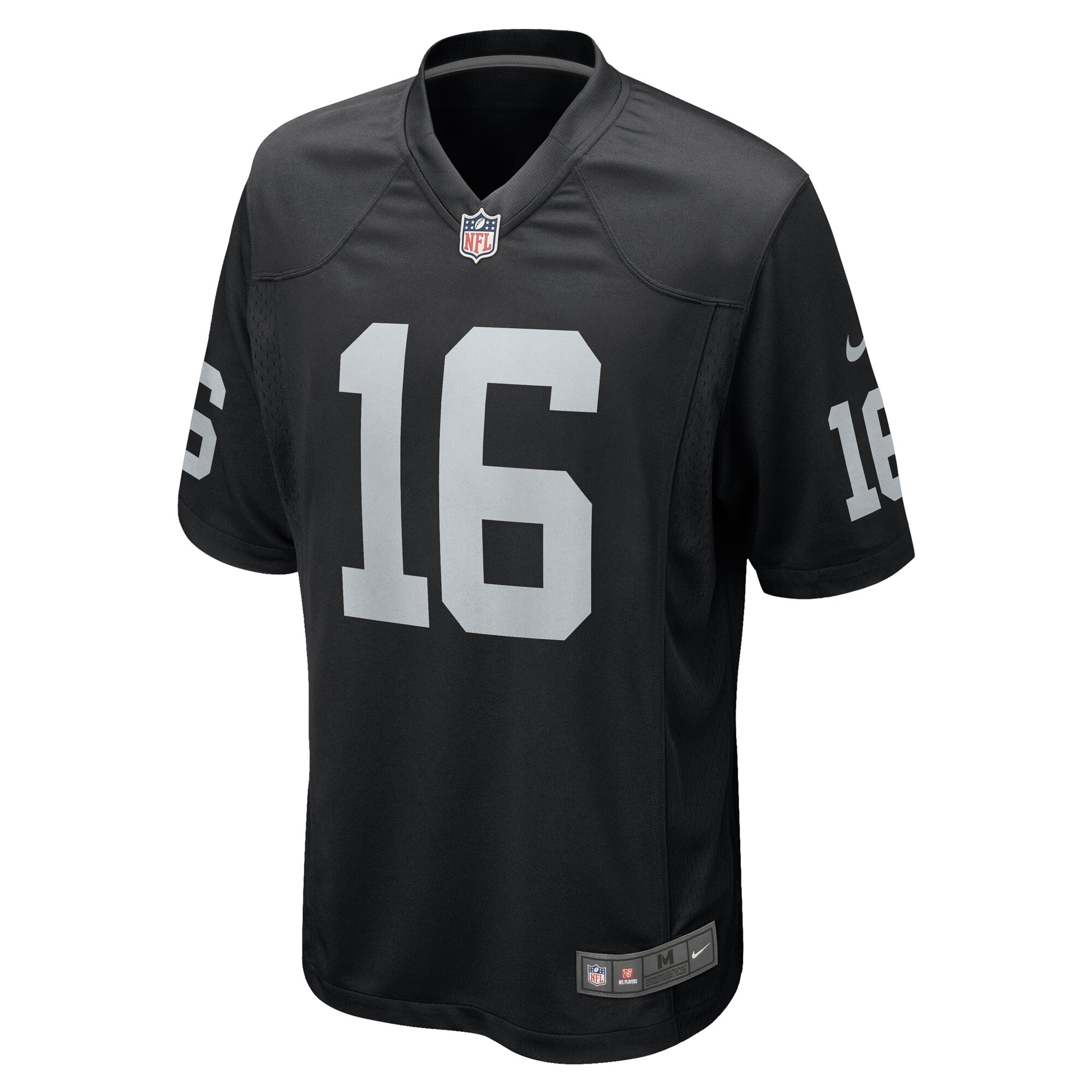 Las Vegas Raiders Jakobi Meyers Black Game Player NFL Jersey Men's