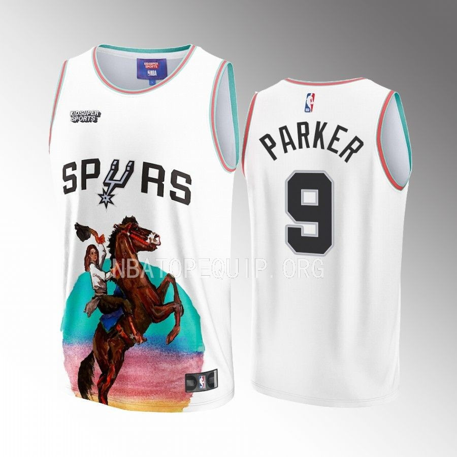 Tony Parker 9 San Antonio Spurs KidSuper Studio Unisex Hometown NBA Jersey Unisex