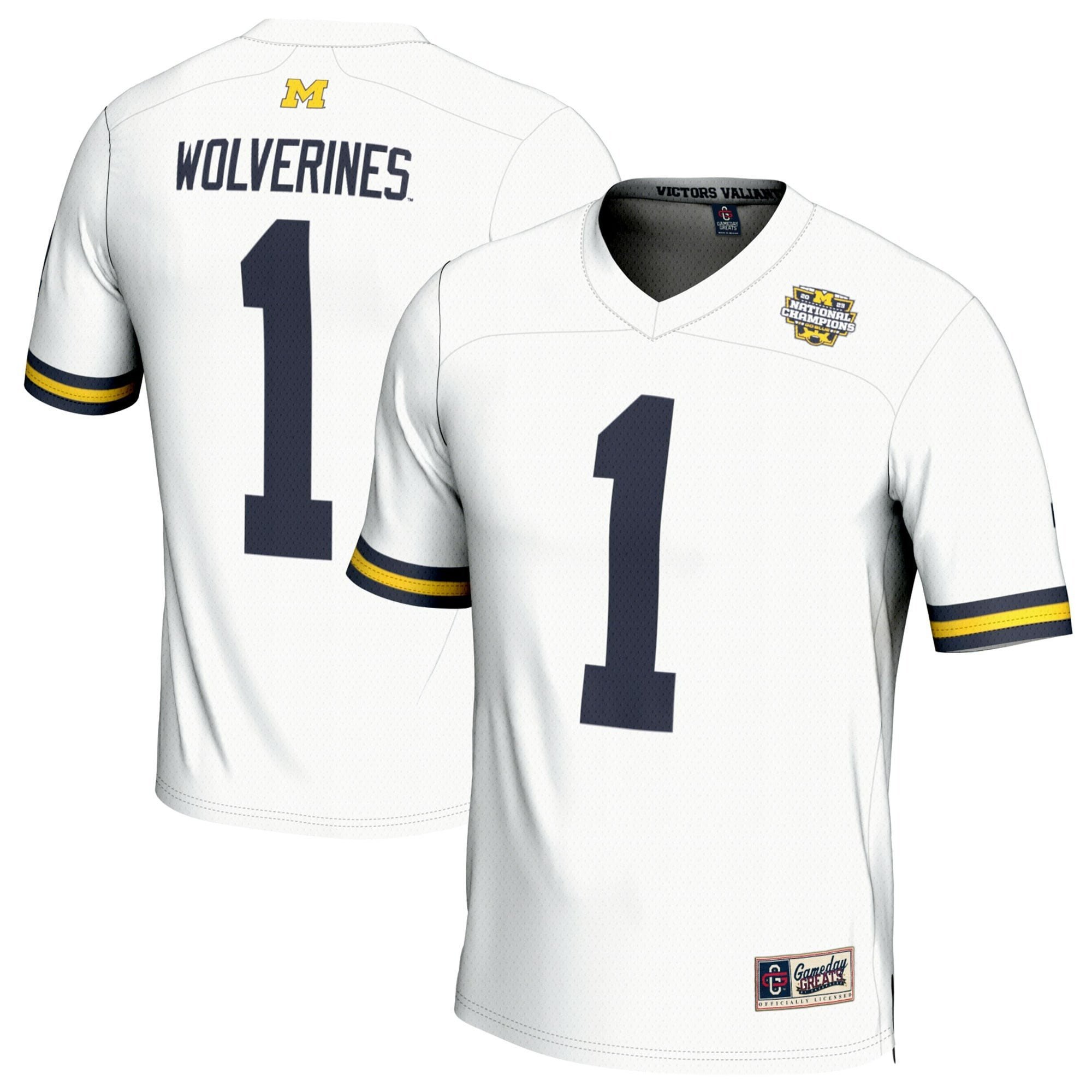 Wolverines 2023 National Champions NCAA Jersey Men's
