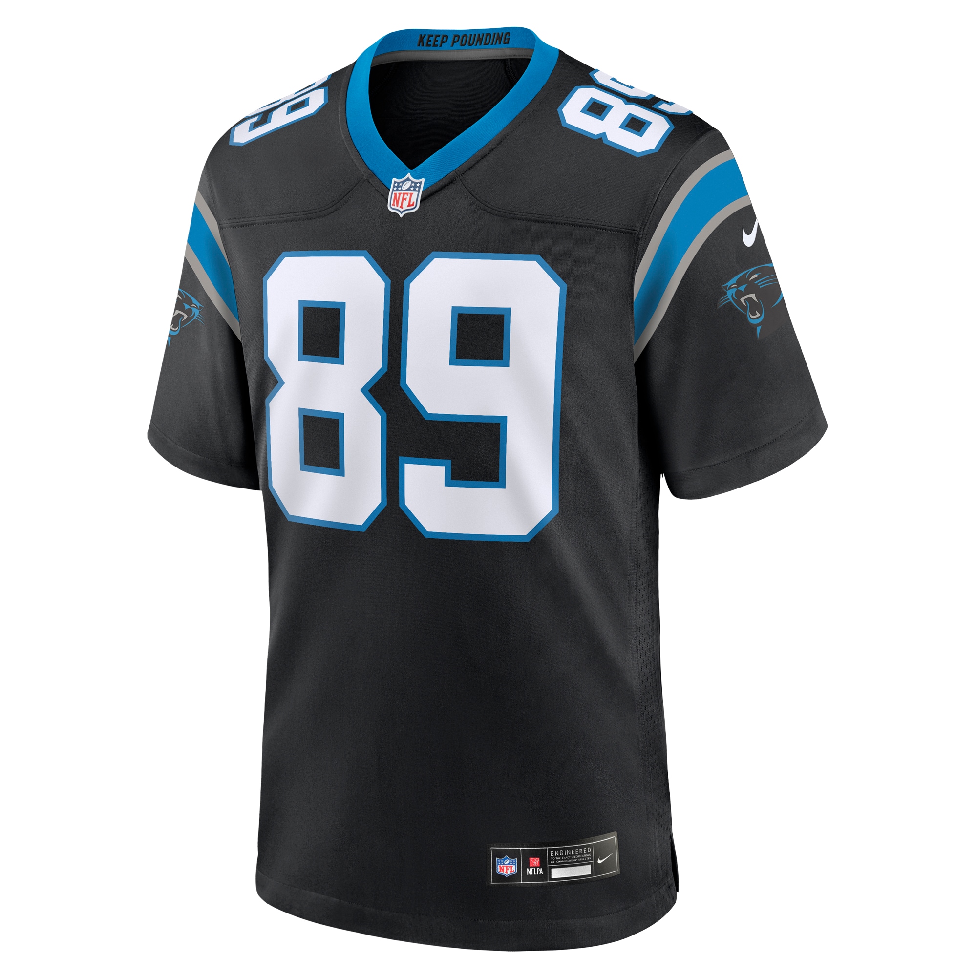 Carolina Panthers Steve Smith Sr. Black Retired Player Game NFL Jersey Men's