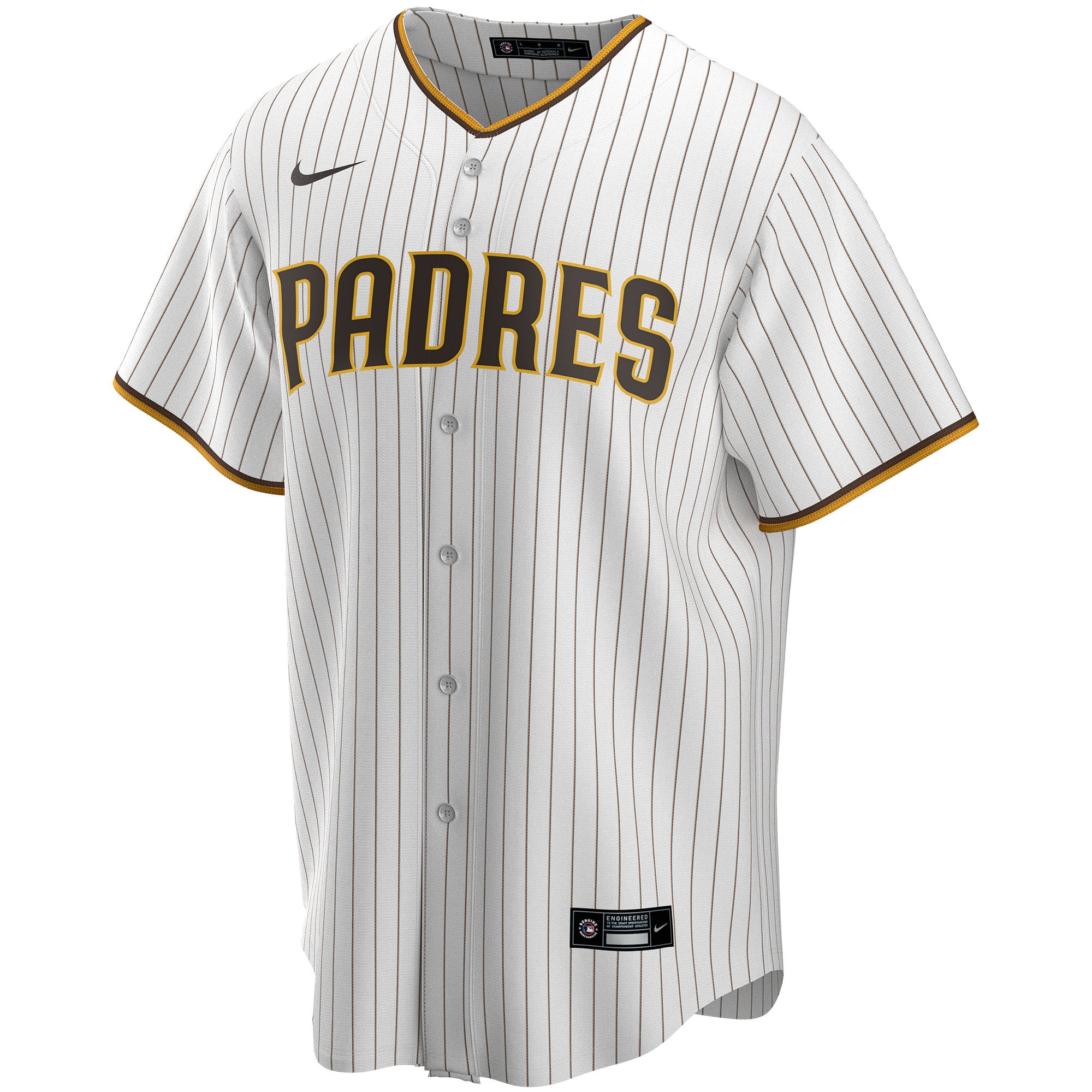 San Diego Padres White Home Custom MLB Jersey Men's