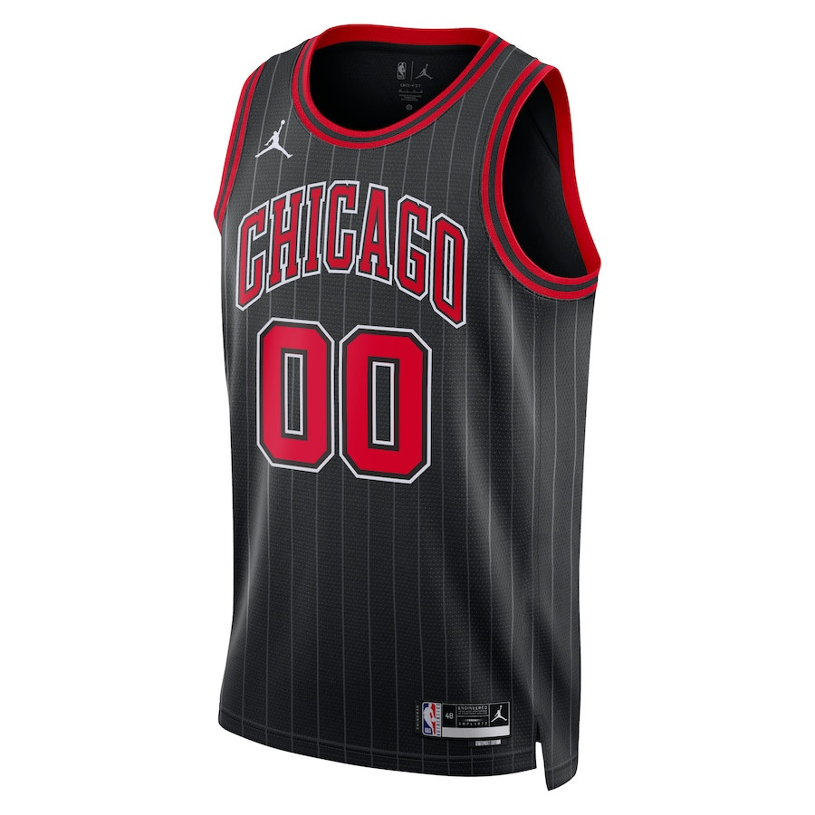 Chicago Bulls 2023/24 Statement Swingman Custom Black NBA Jersey Men's