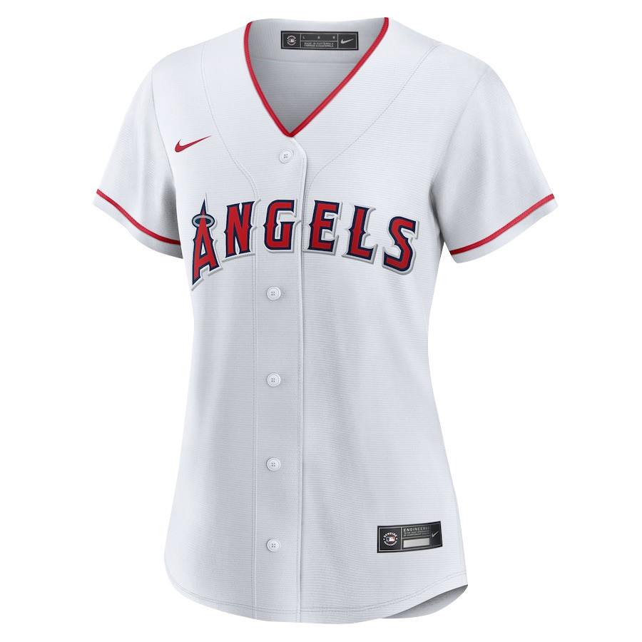 Shohei Ohtani 17 Los Angeles Angels Signed MVP 2023 Home Player White MLB Jersey Women's